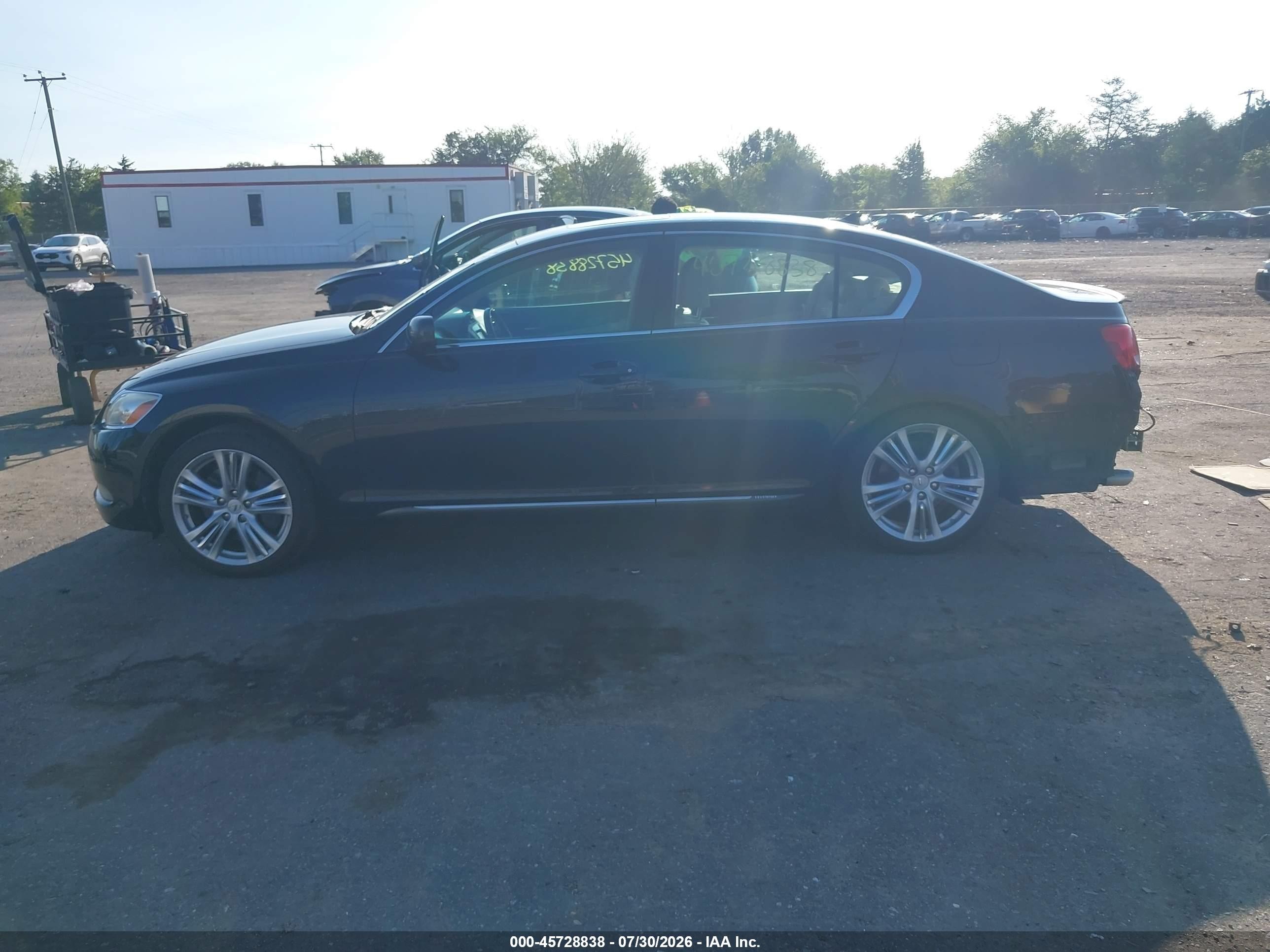 2007 Lexus Gs 450h   Синий vin: JTHBC96SX75006509