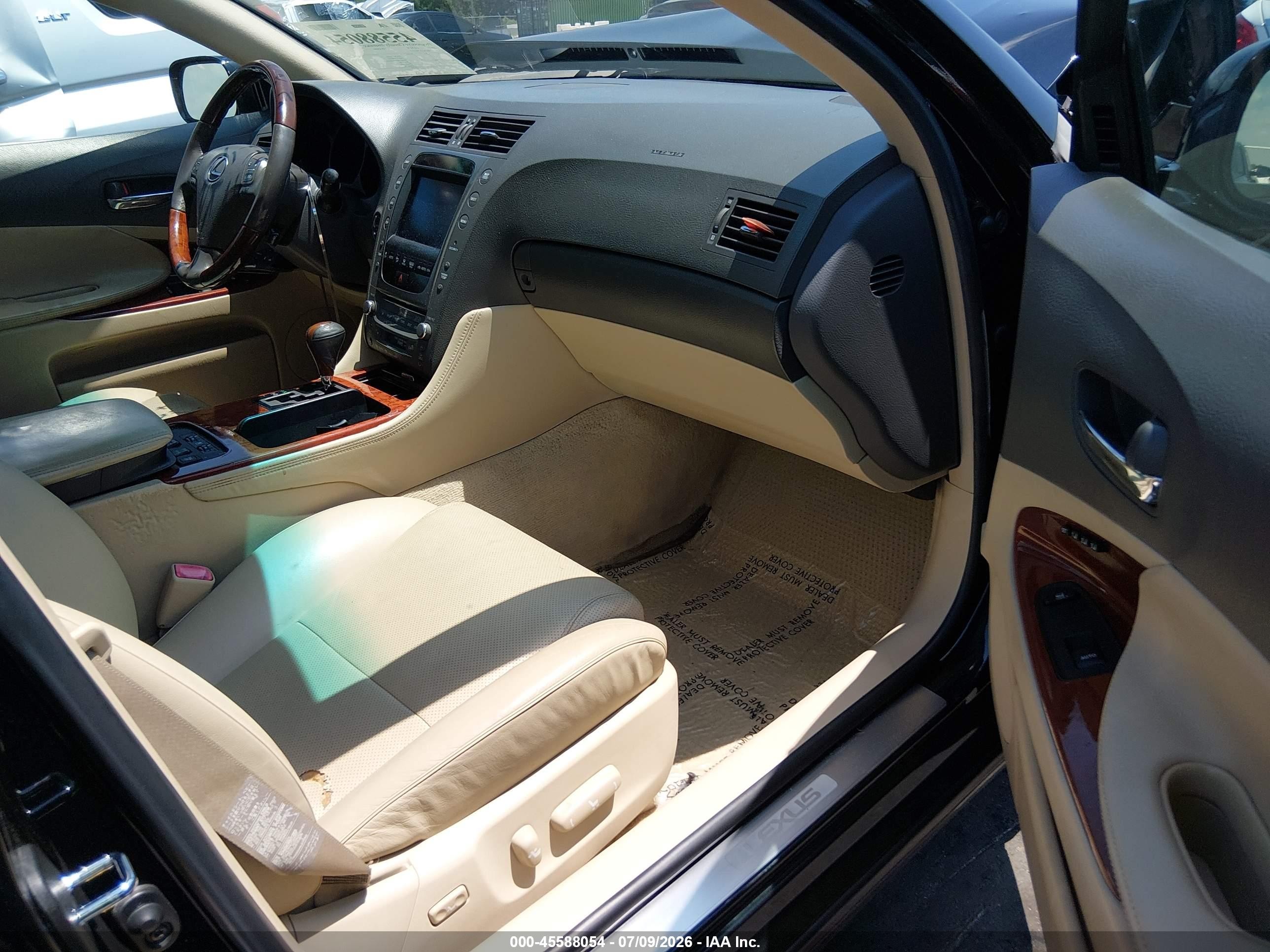 2007 Lexus Gs 450h   Black vin: JTHBC96SX75007515
