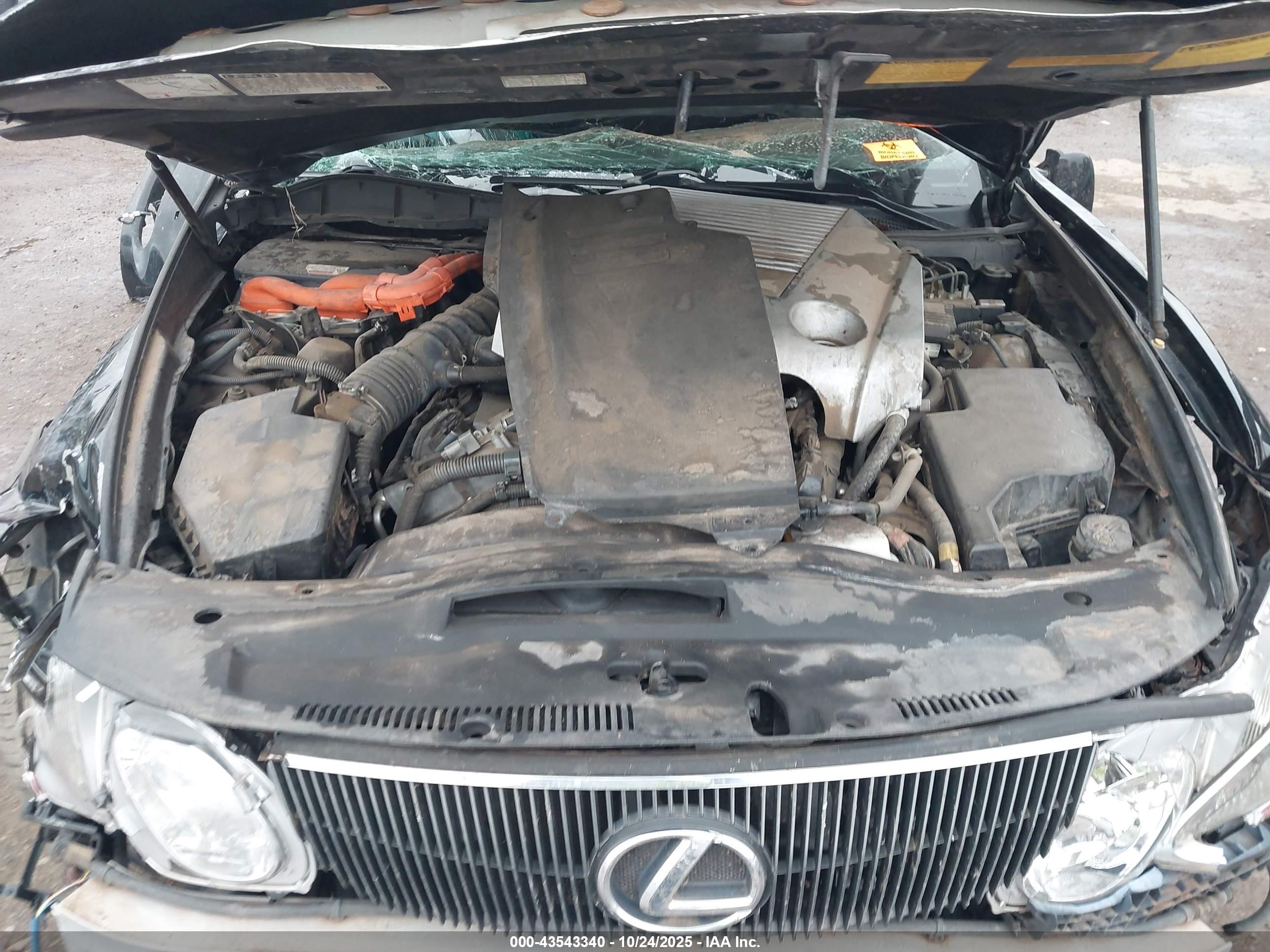 2007 Lexus Gs 450h   Черный vin: JTHBC96SX75009491