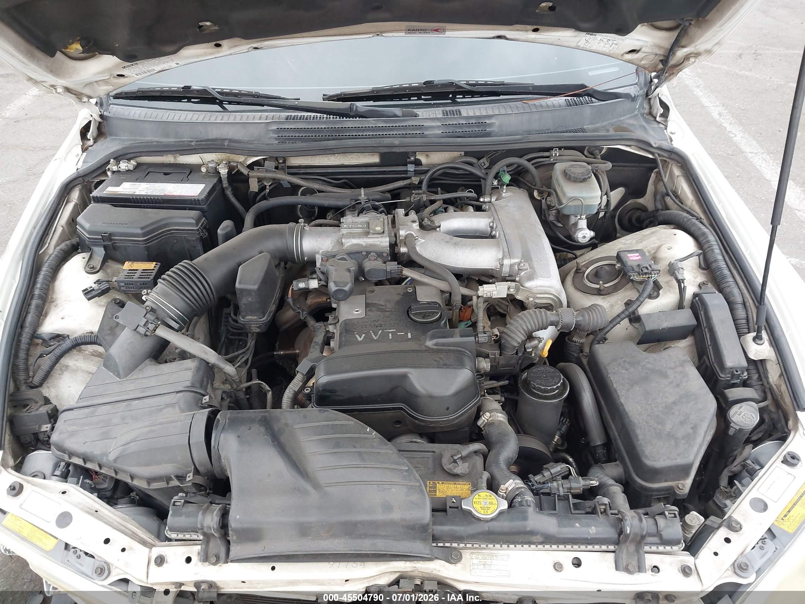 2001 Lexus Is 300   White vin: JTHBD182010007183