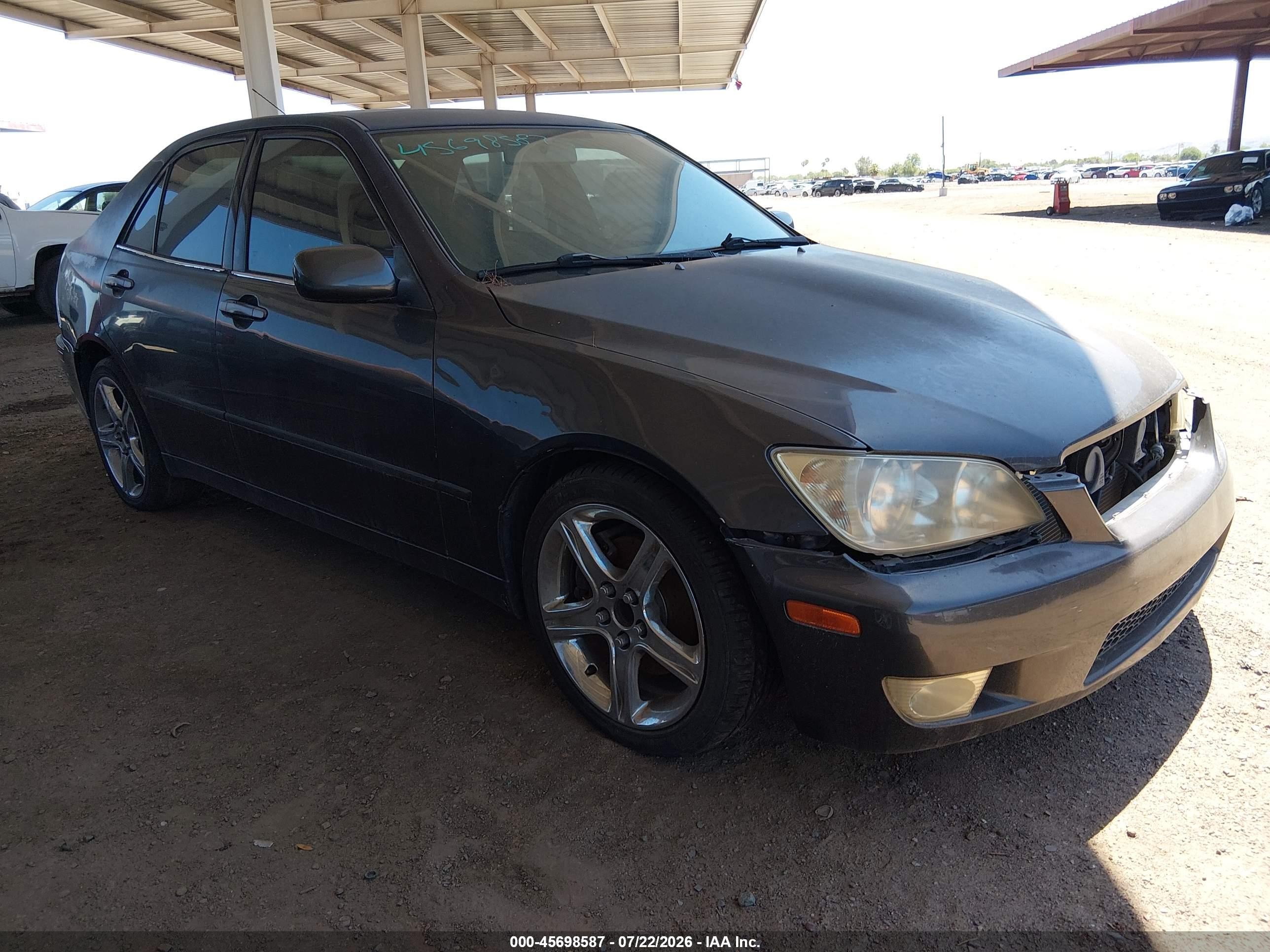 2001 Lexus Is 300   Gray vin: JTHBD182010029054
