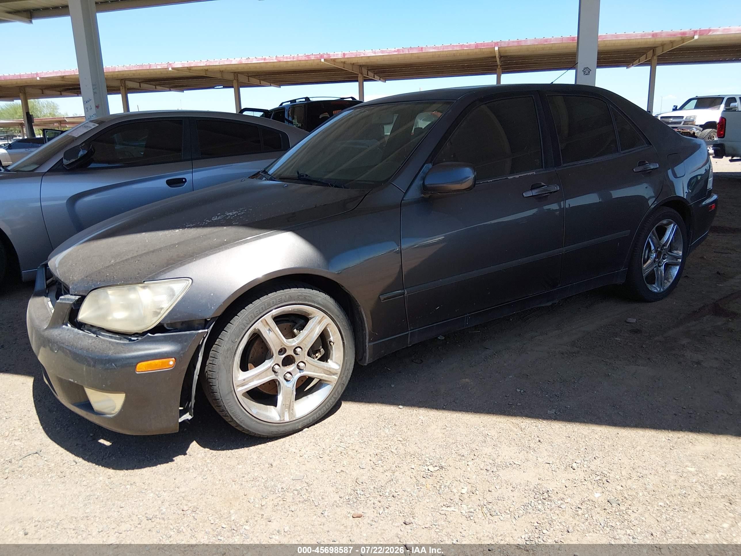 2001 Lexus Is 300   Gray vin: JTHBD182010029054