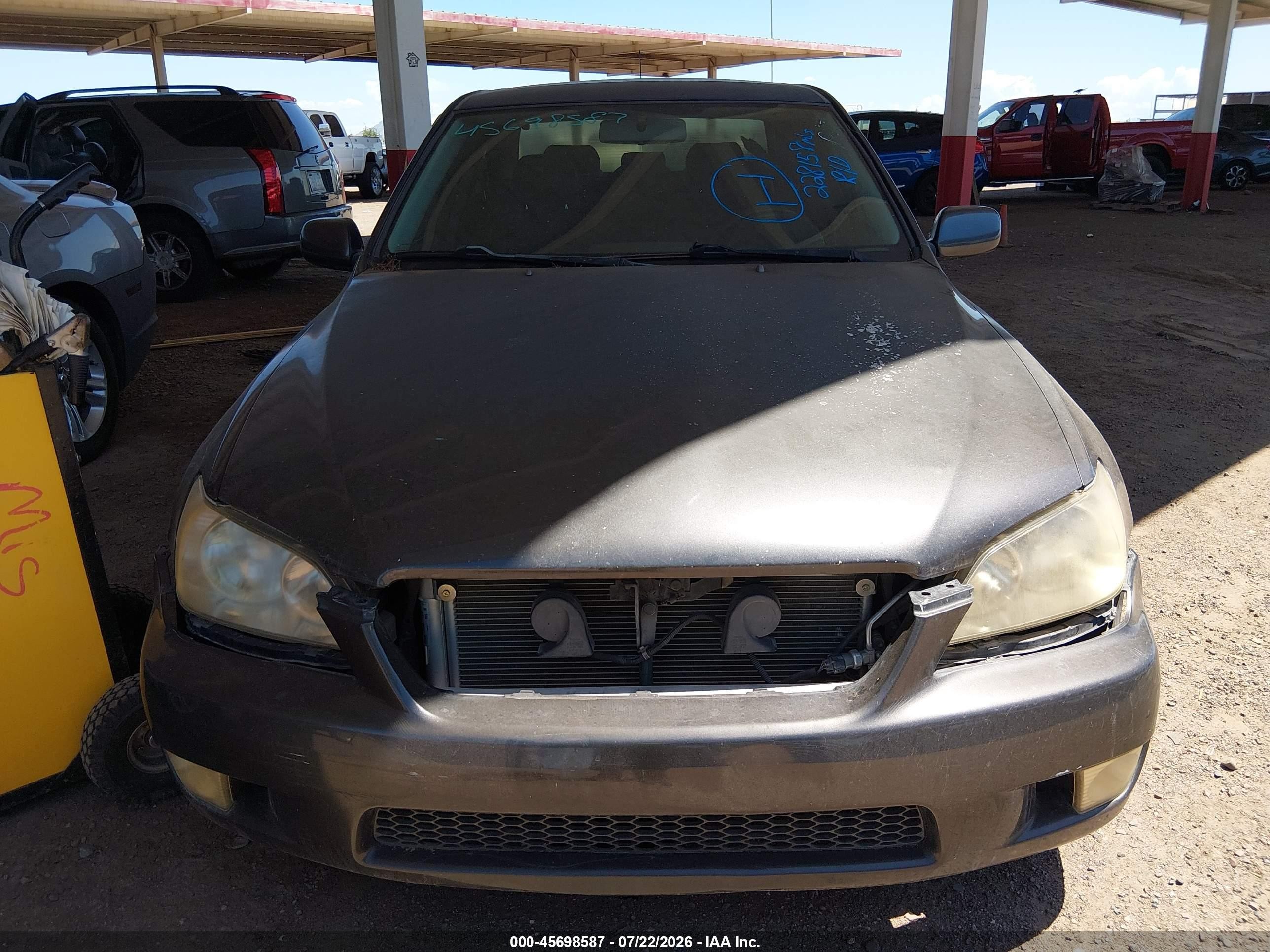 2001 Lexus Is 300   Gray vin: JTHBD182010029054