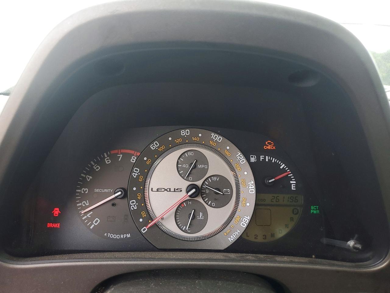 2001 Lexus Is 300 Silver vin: JTHBD182110027099