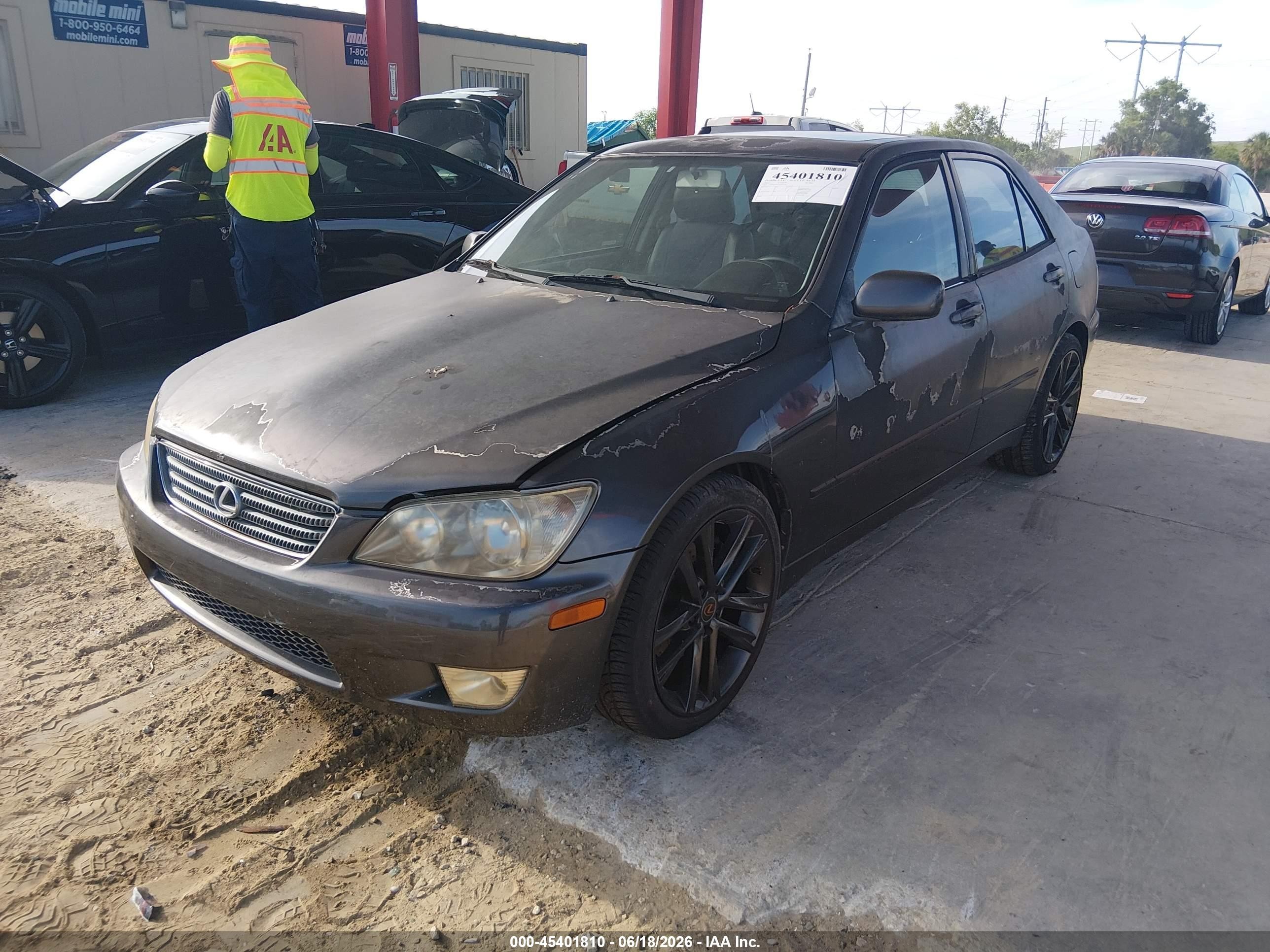 2001 Lexus Is 300 Серый vin: JTHBD182210004107