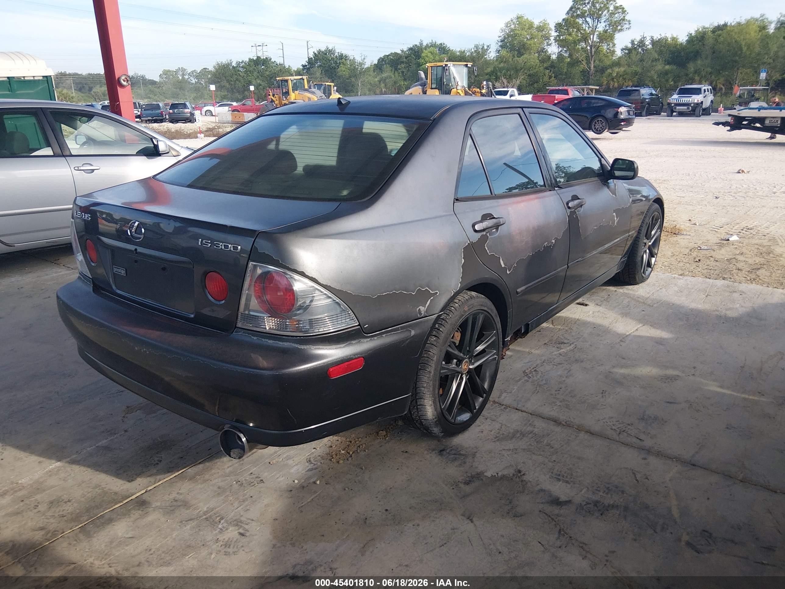 2001 Lexus Is 300 Серый vin: JTHBD182210004107
