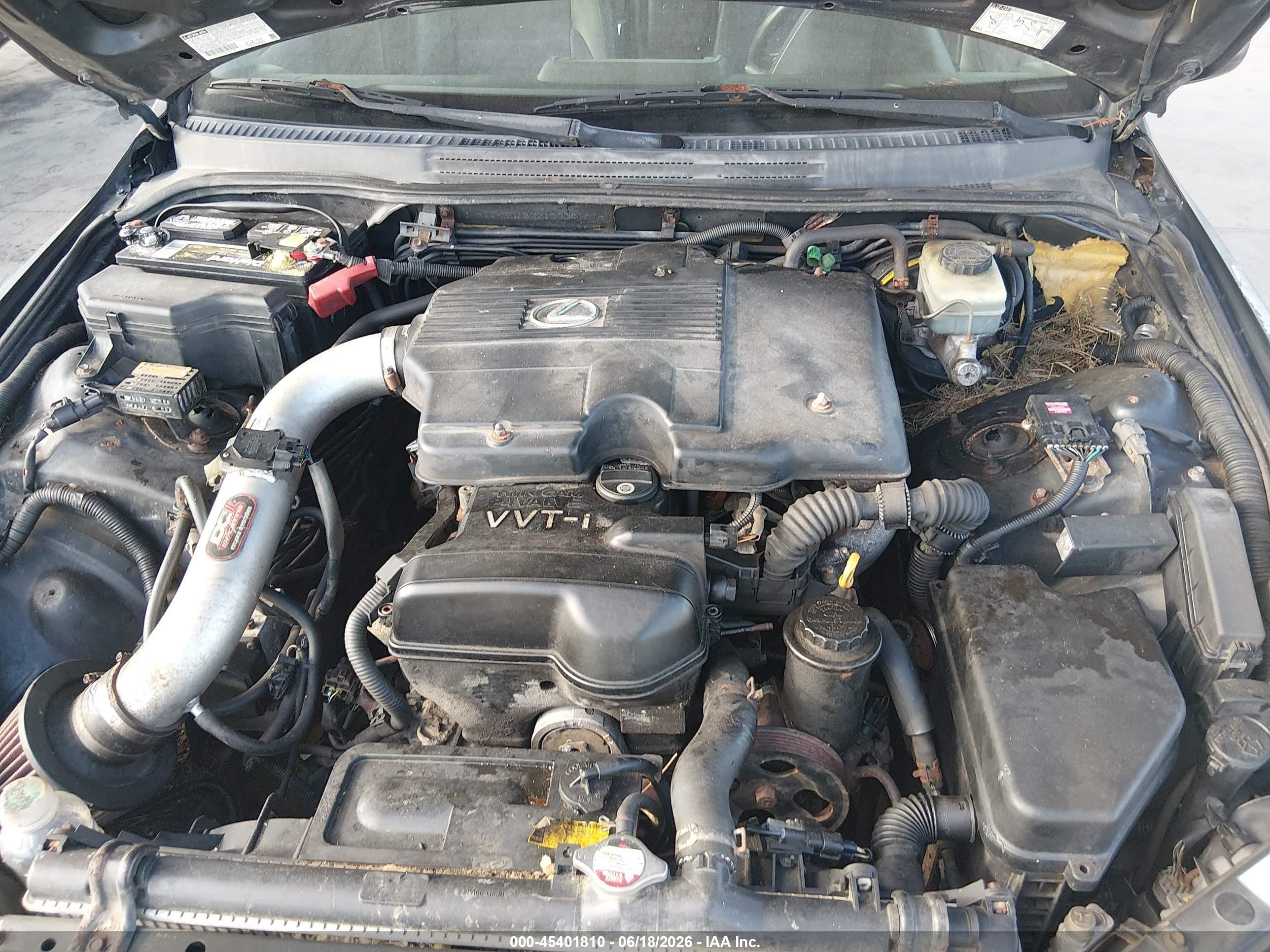 2001 Lexus Is 300 Серый vin: JTHBD182210004107