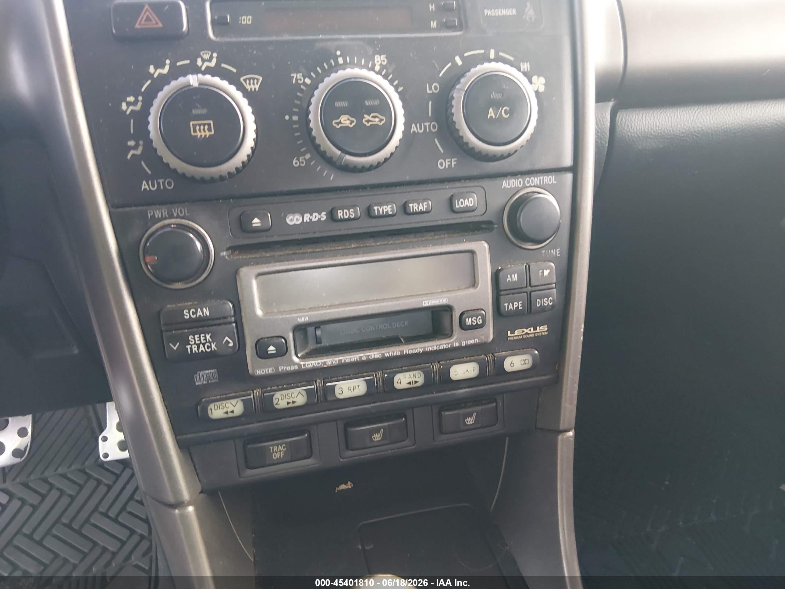 2001 Lexus Is 300 Серый vin: JTHBD182210004107
