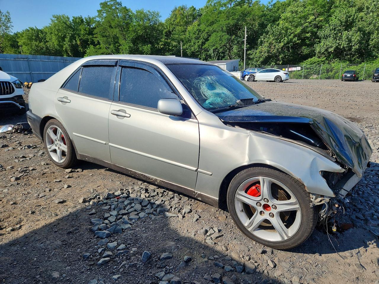 2001 Lexus Is 300 Silver vin: JTHBD182210011722