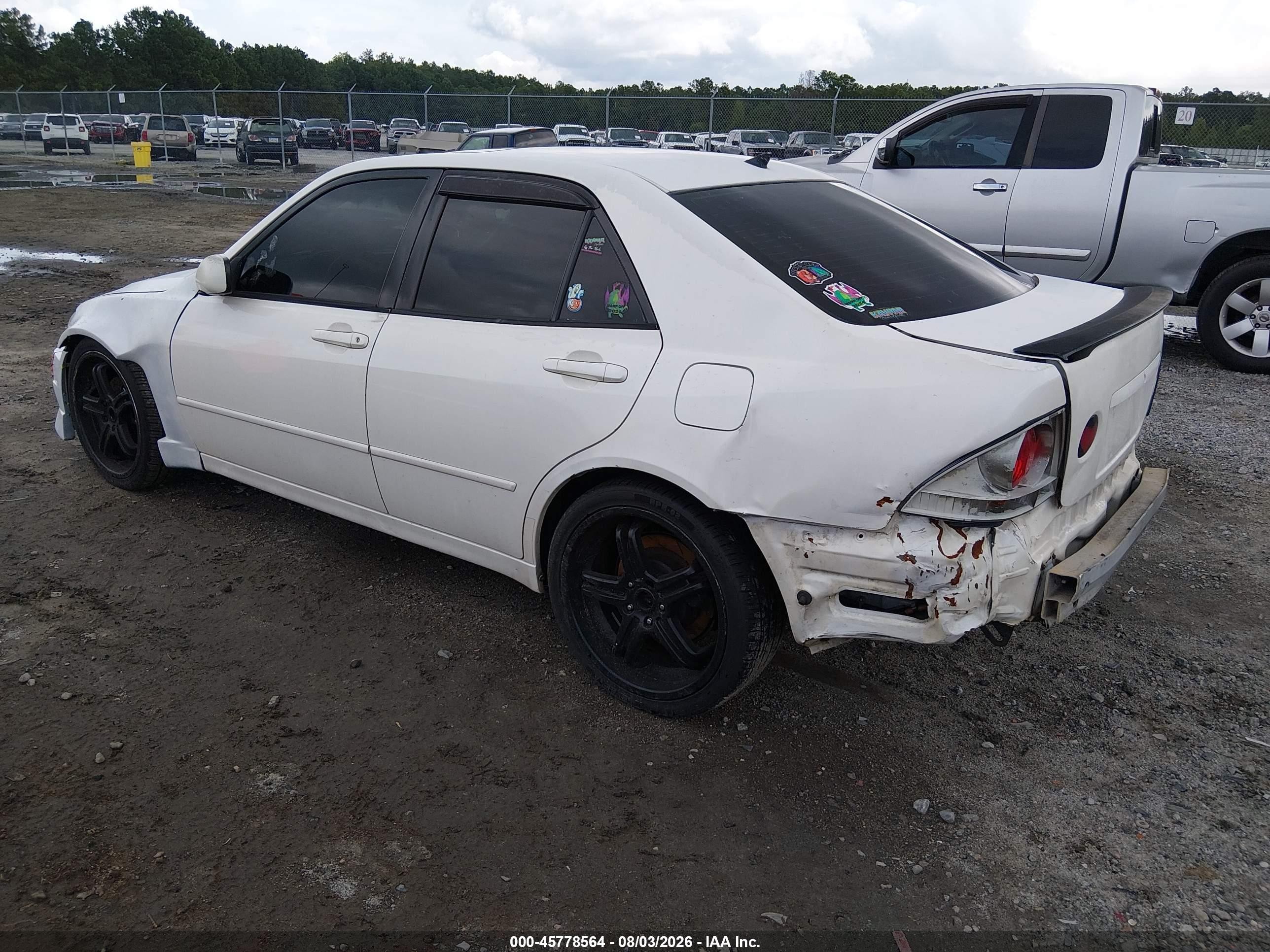 2001 Lexus Is 300   Silver vin: JTHBD182310006903