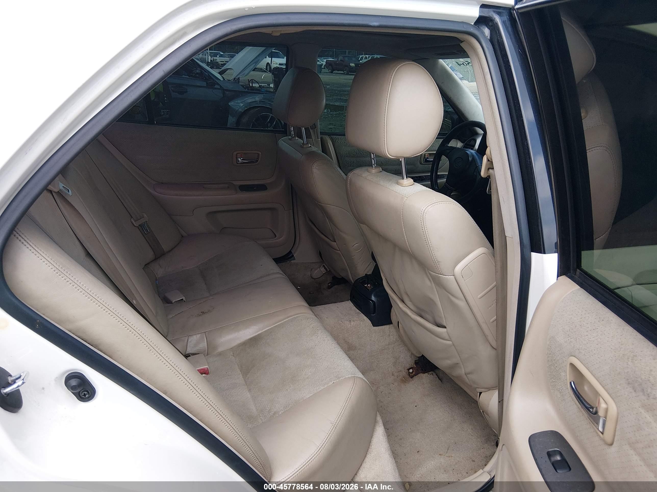 2001 Lexus Is 300   Silver vin: JTHBD182310006903