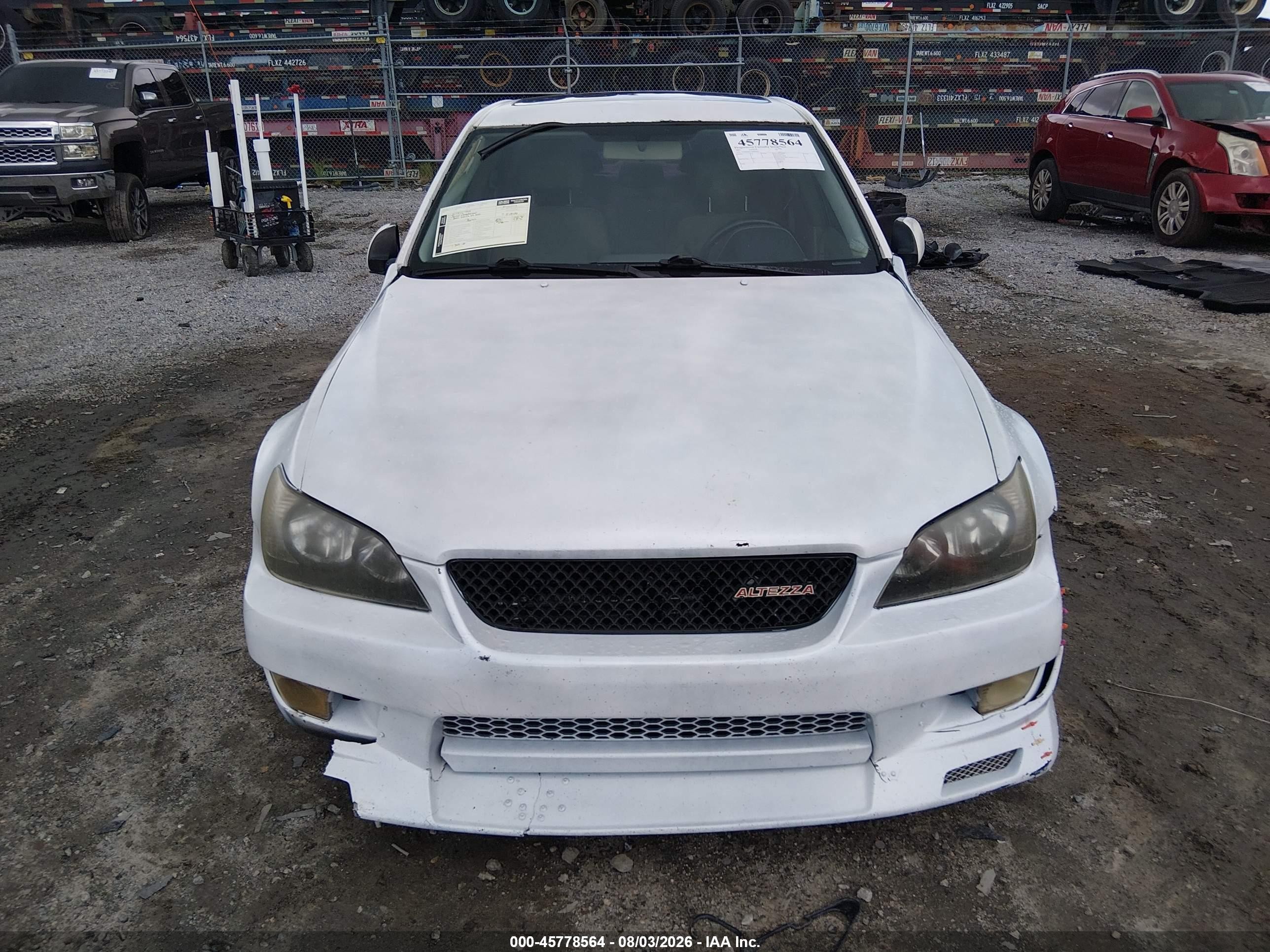 2001 Lexus Is 300   Silver vin: JTHBD182310006903