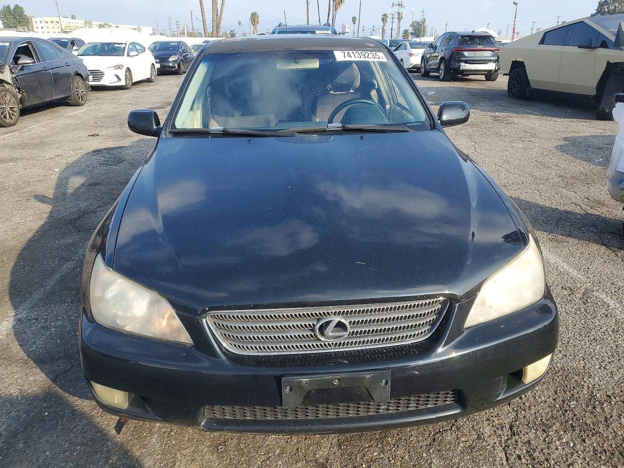 2001 Lexus Is 300 Black vin: JTHBD182310016119