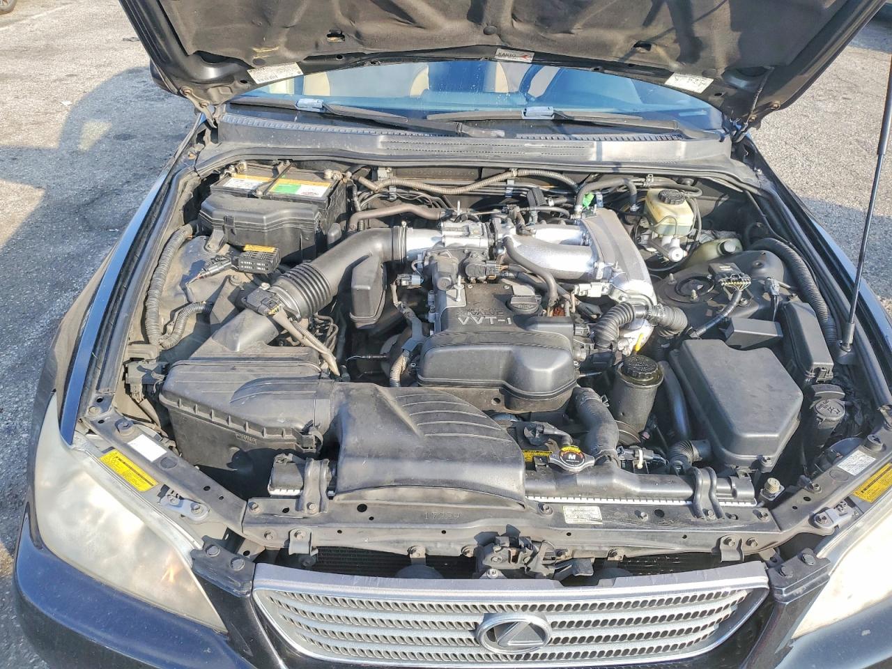 2001 Lexus Is 300 Black vin: JTHBD182310016119