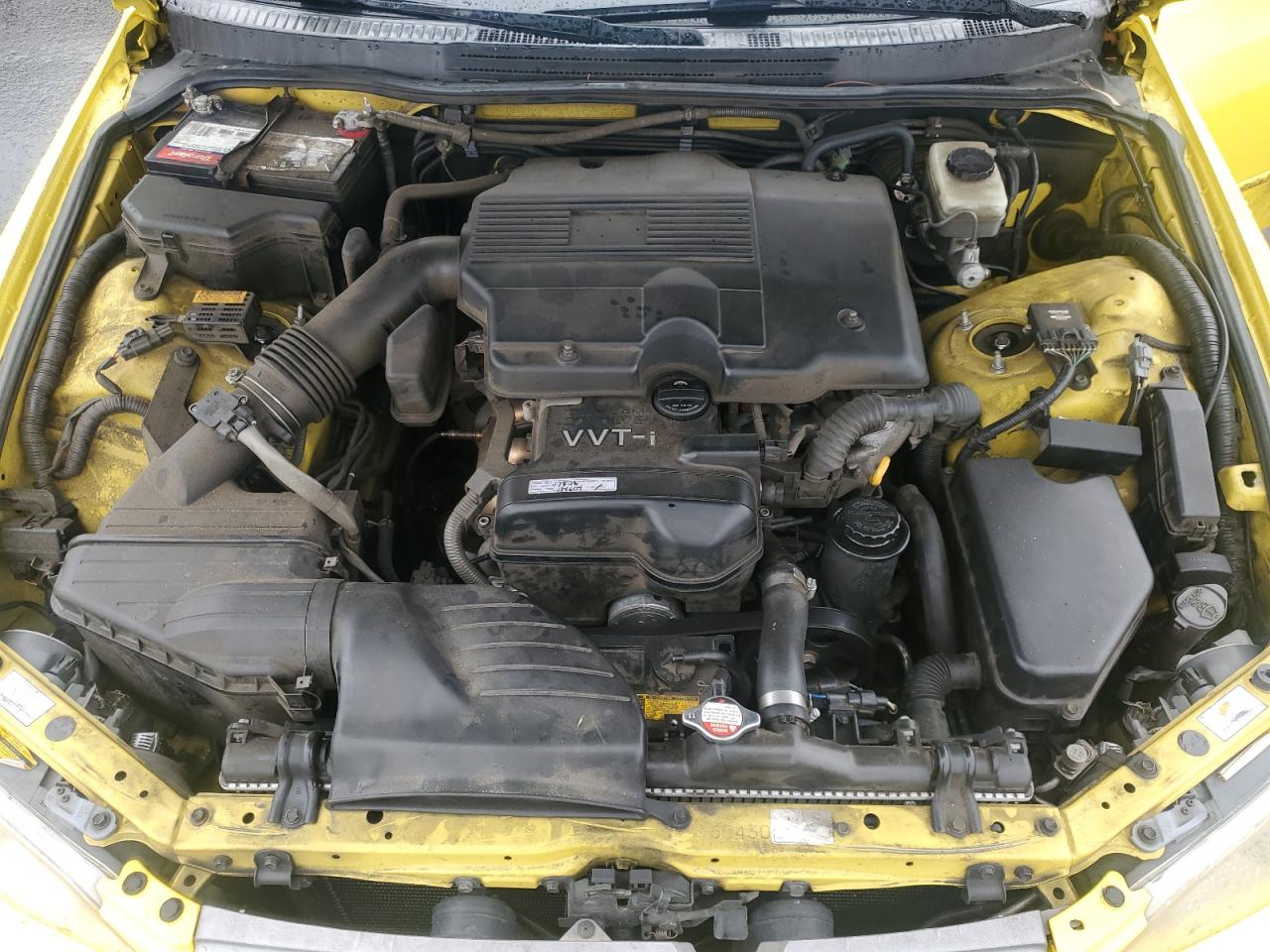 2001 Lexus Is 300 Yellow vin: JTHBD182310023913