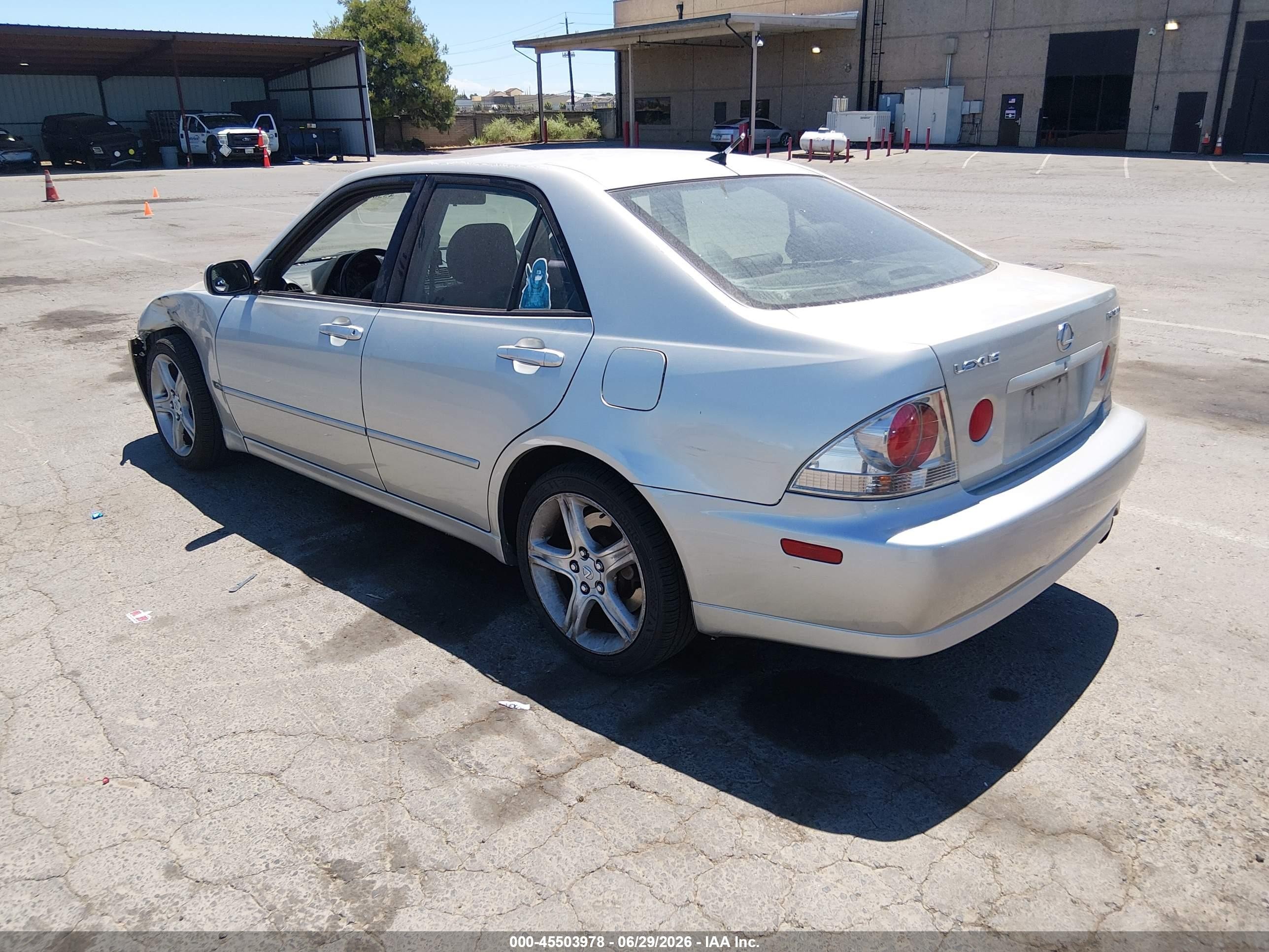 2001 Lexus Is 300   Silver vin: JTHBD182410025301