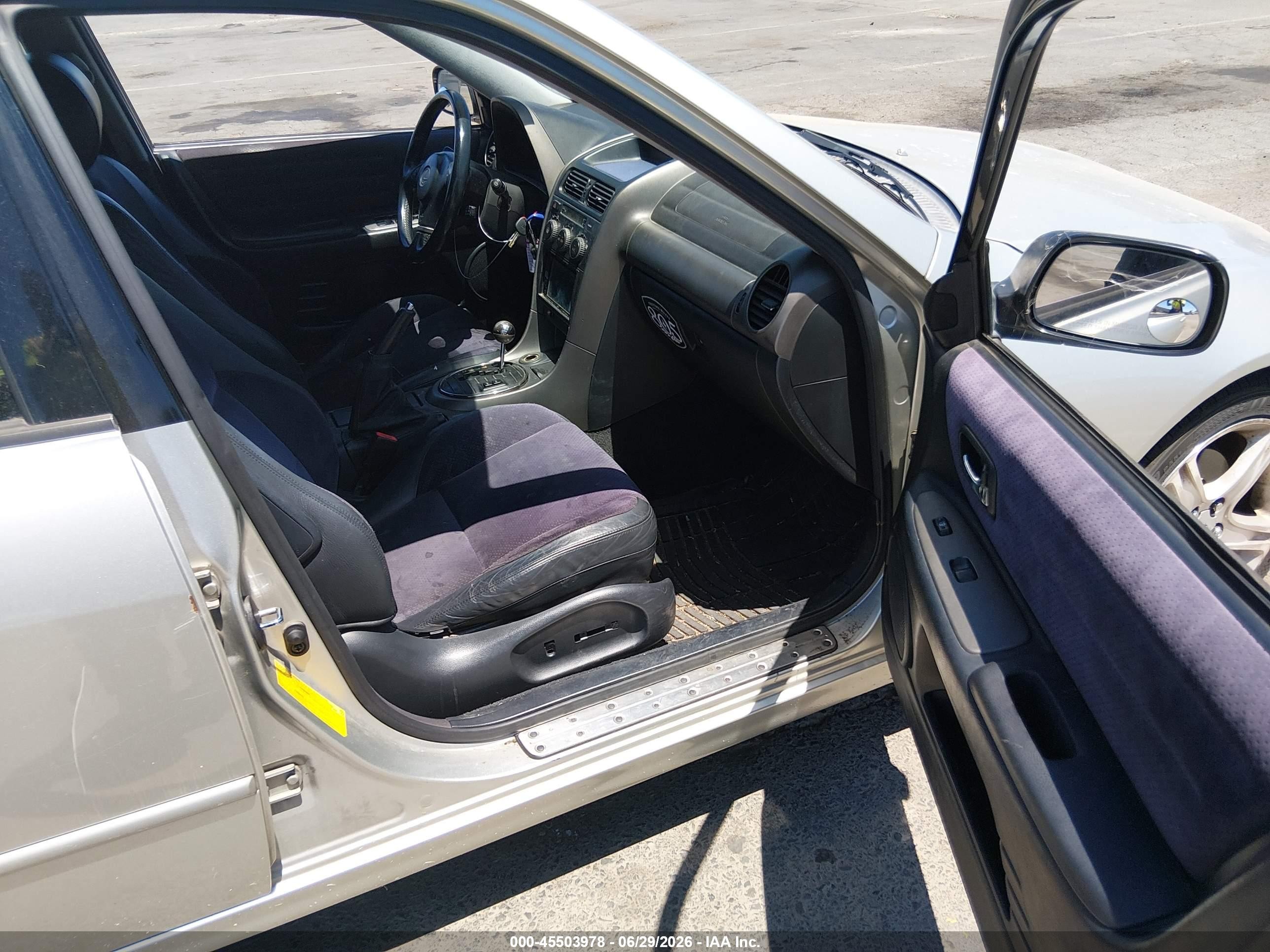 2001 Lexus Is 300   Silver vin: JTHBD182410025301