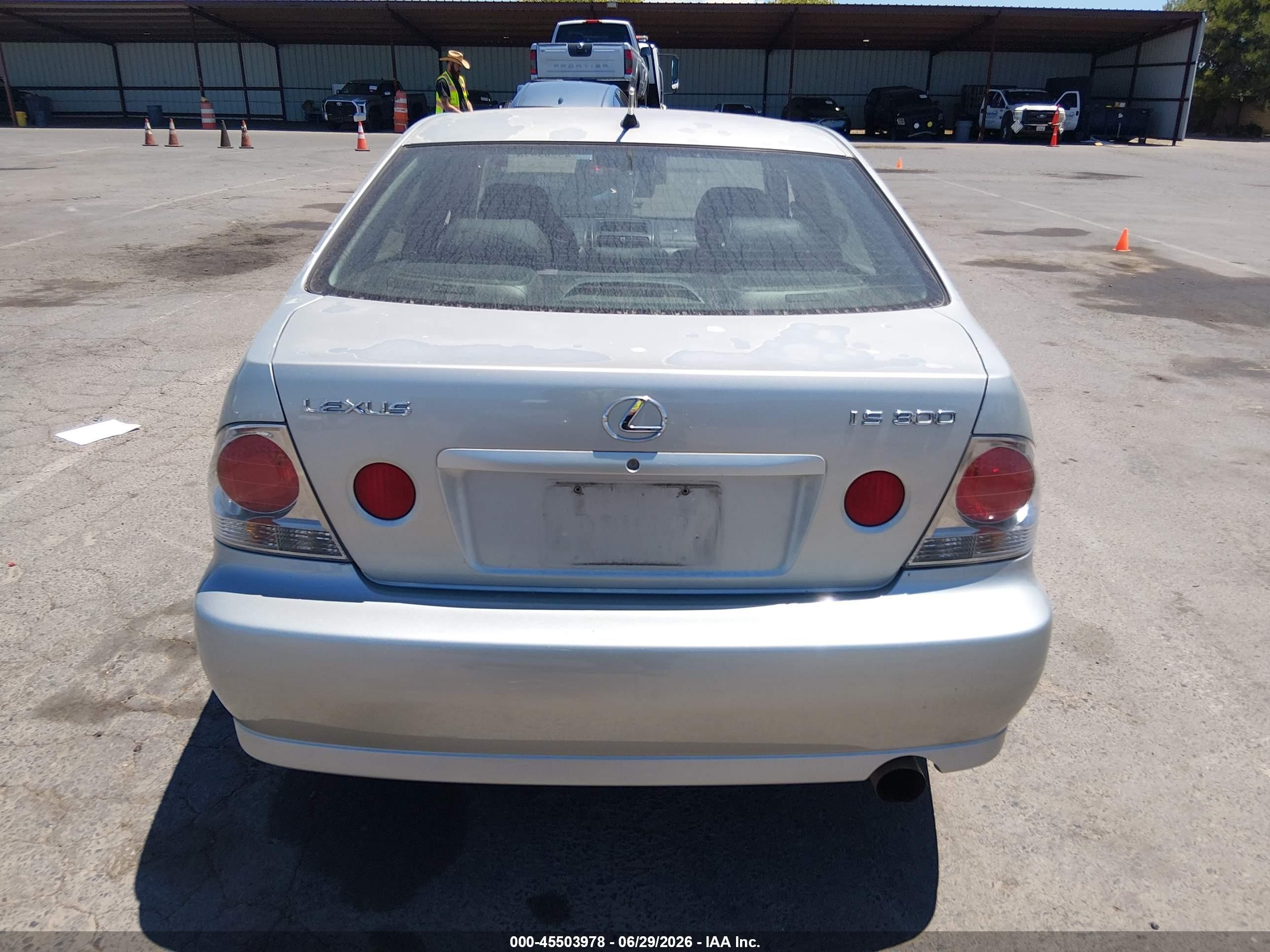 2001 Lexus Is 300   Silver vin: JTHBD182410025301