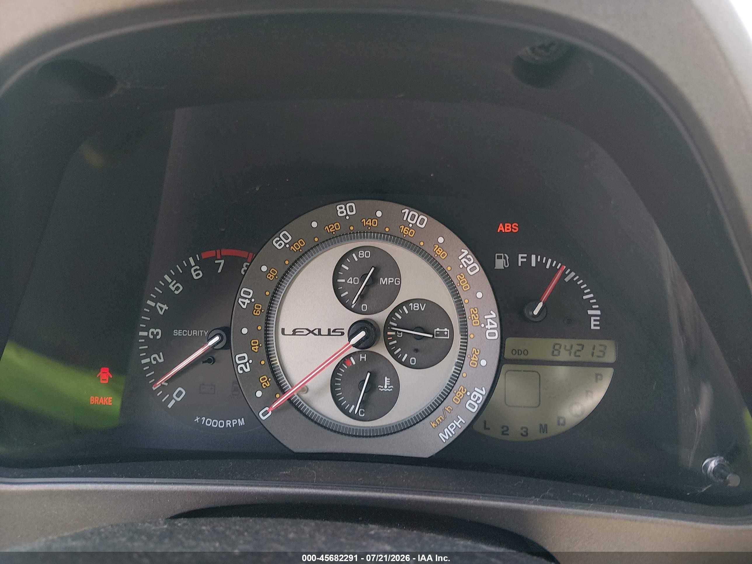 2001 Lexus Is 300   Black vin: JTHBD182510028384