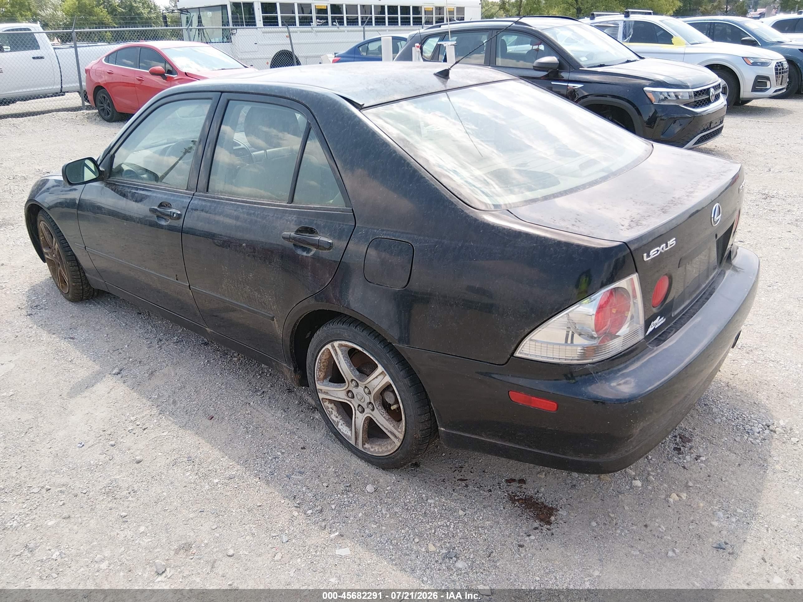2001 Lexus Is 300   Black vin: JTHBD182510028384