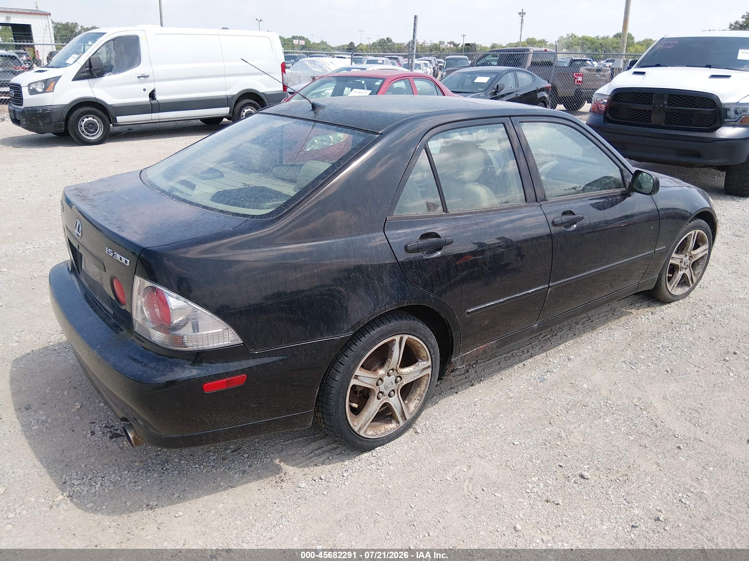 2001 Lexus Is 300   Black vin: JTHBD182510028384