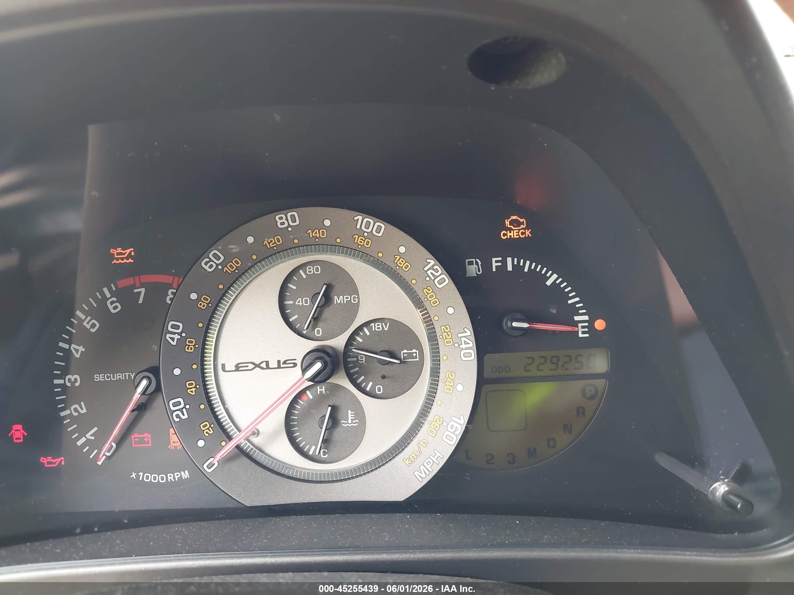 2001 Lexus Is 300   Gray vin: JTHBD182710007343