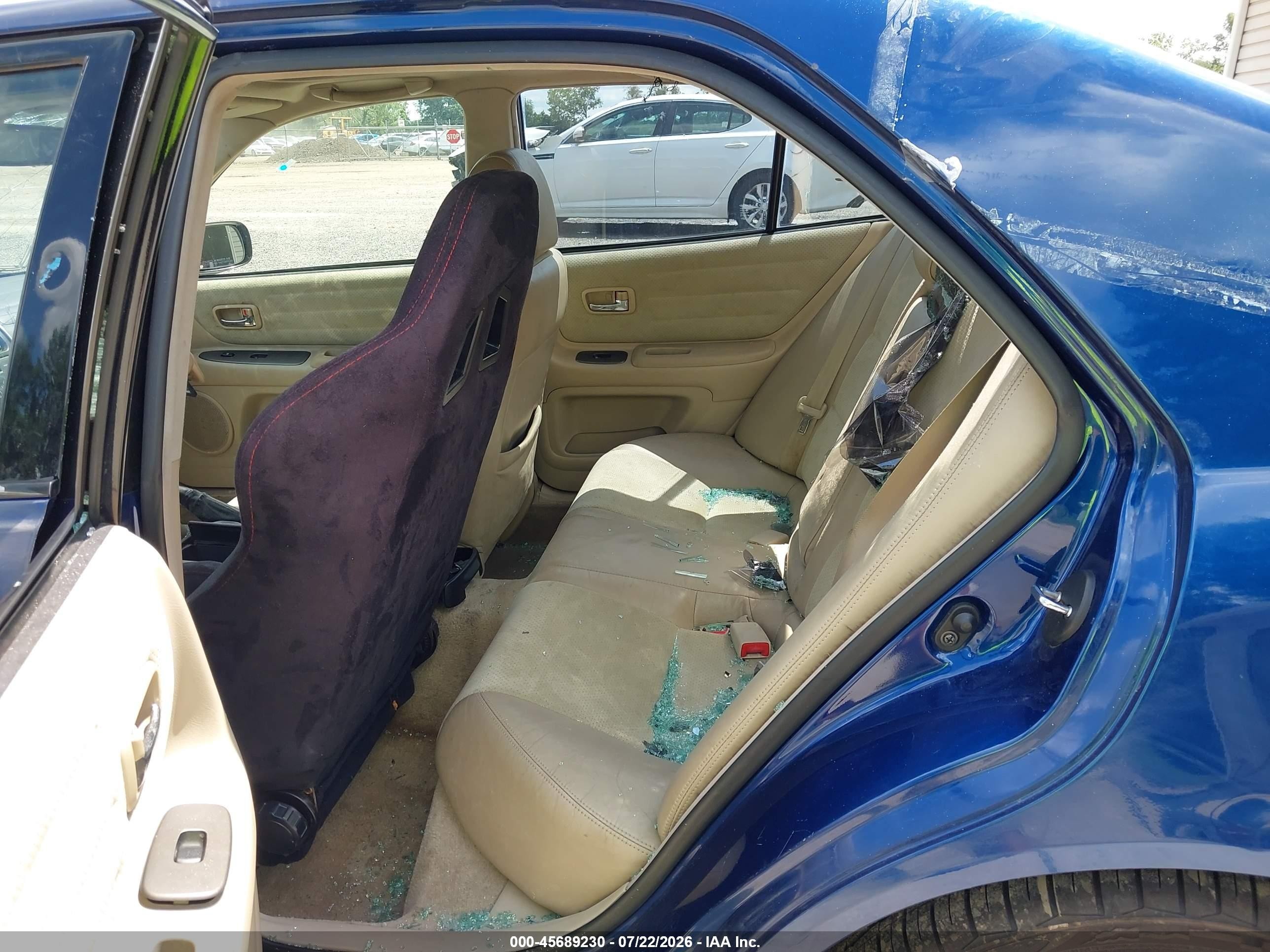 2001 Lexus Is 300 Blue vin: JTHBD182710015264