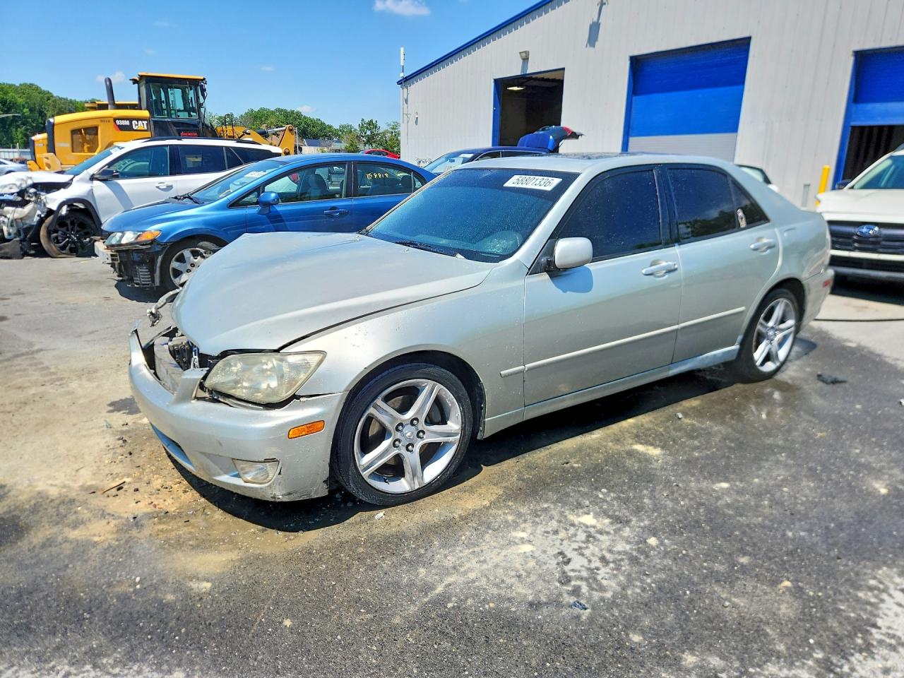 2001 Lexus Is 300 Silver vin: JTHBD182810017914