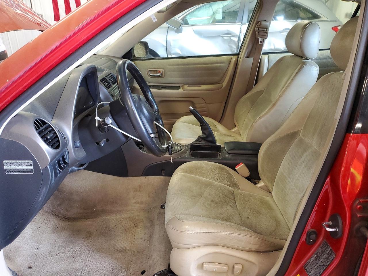2001 Lexus Is 300 Orange vin: JTHBD182910001625