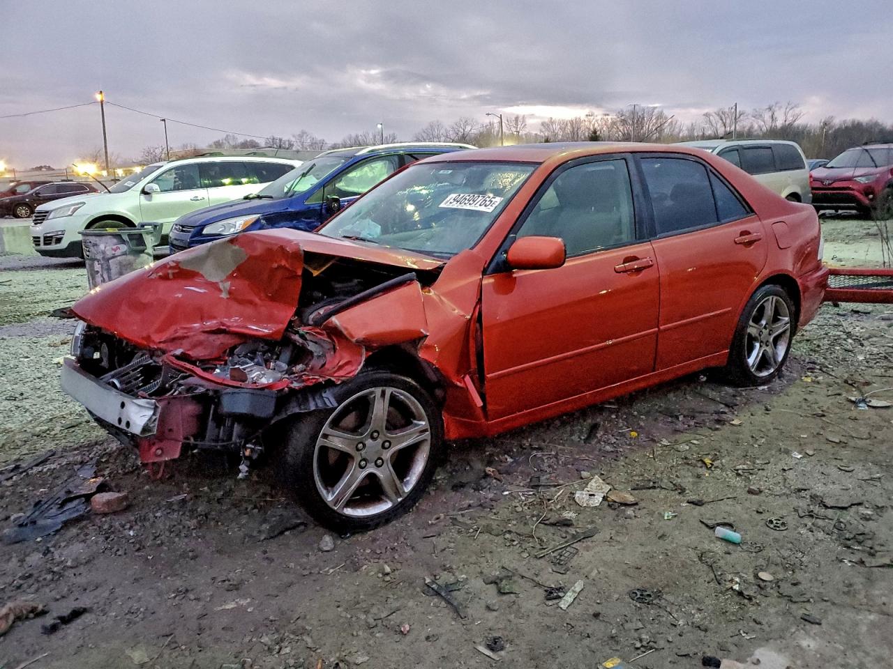2001 Lexus Is 300 Orange vin: JTHBD182910002936