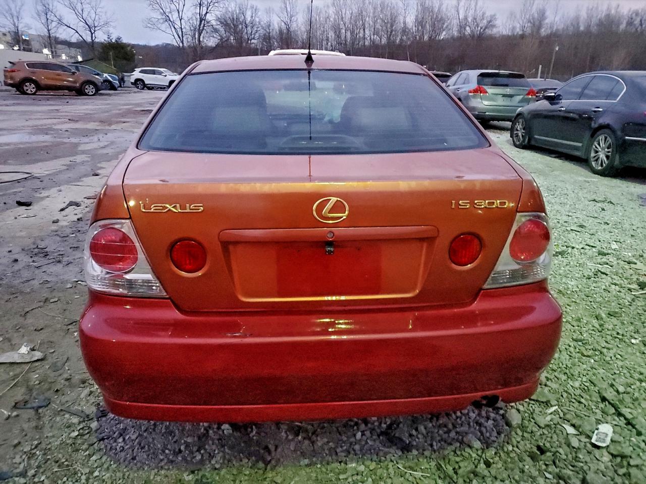 2001 Lexus Is 300 Orange vin: JTHBD182910002936