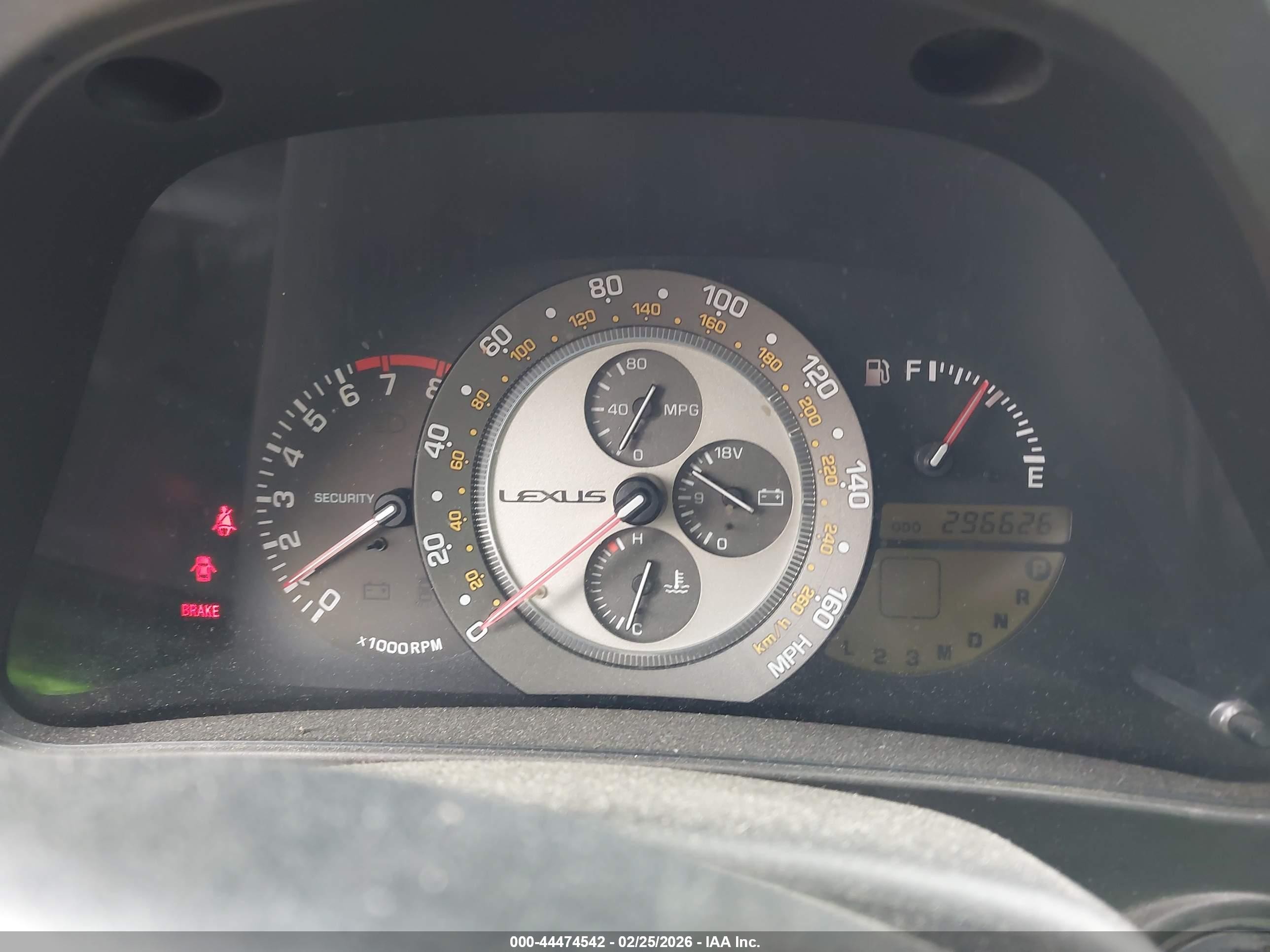 2001 Lexus Is 300   Tan vin: JTHBD182910015234
