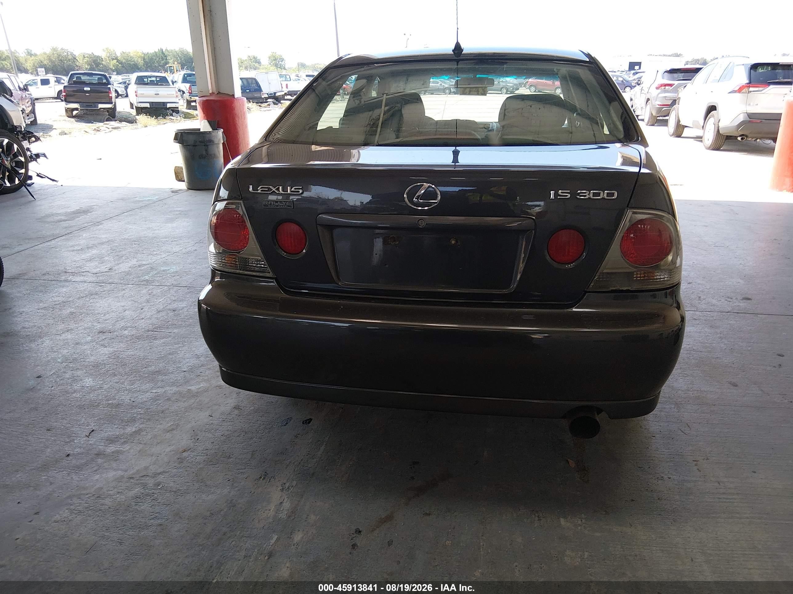 2001 Lexus Is 300 Pewter vin: JTHBD182910017131