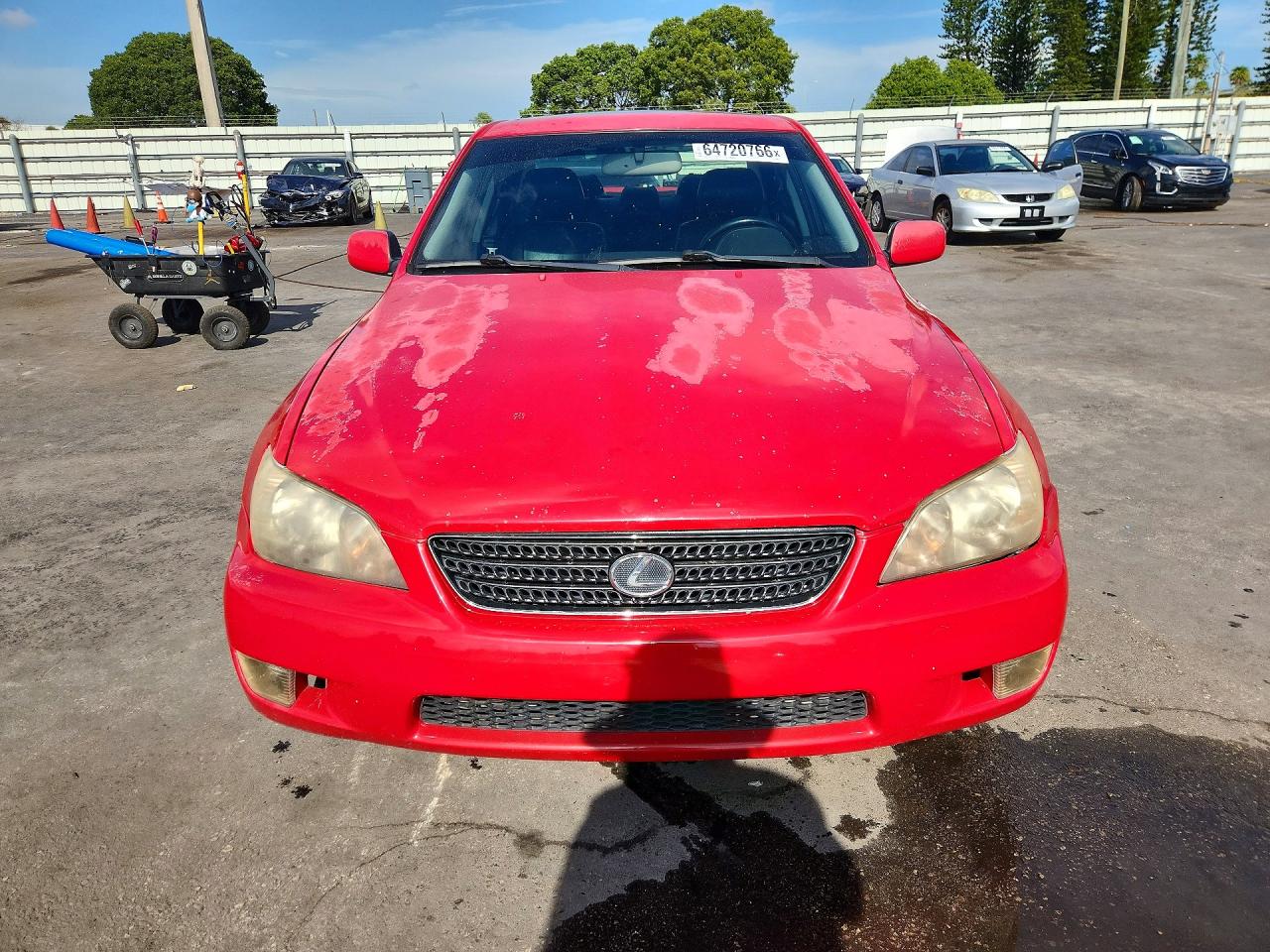 2004 Lexus Is 300 Красный vin: JTHBD192040089810