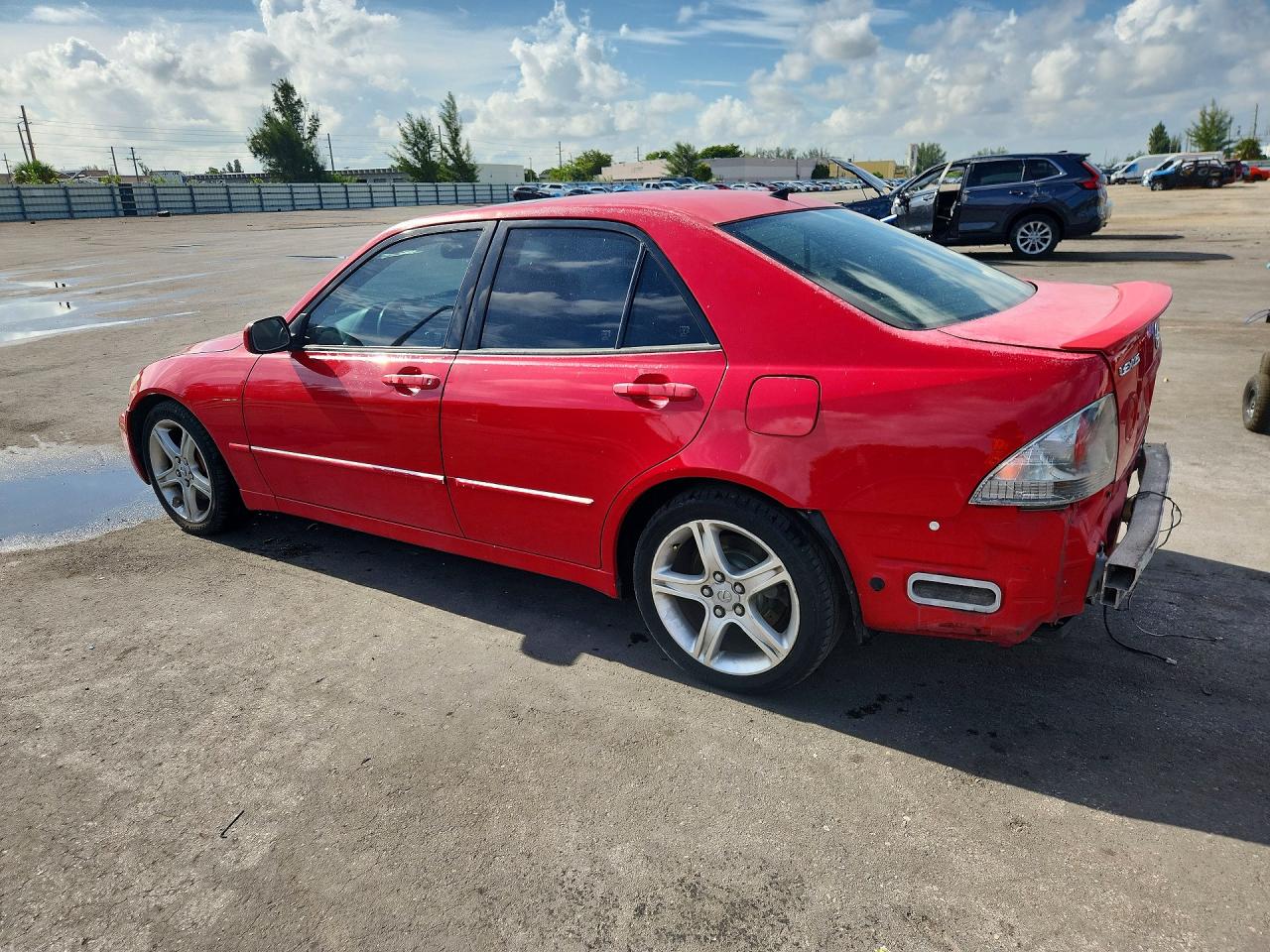2004 Lexus Is 300 Красный vin: JTHBD192040089810
