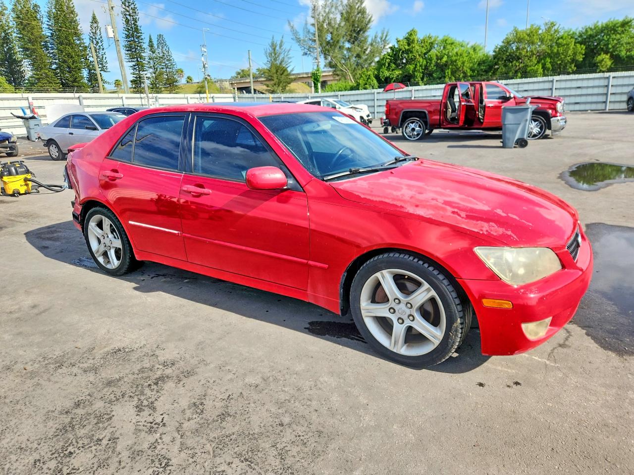 2004 Lexus Is 300 Красный vin: JTHBD192040089810