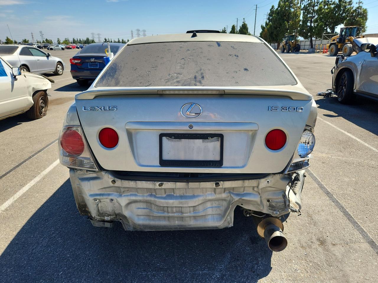 2005 Lexus Is 300 Base Серый vin: JTHBD192050095365