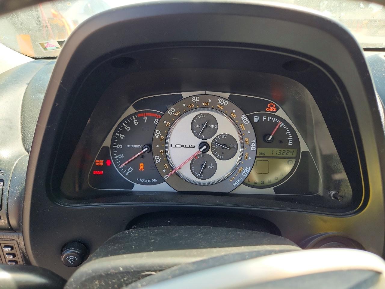2005 Lexus Is 300 Base Серый vin: JTHBD192050095365