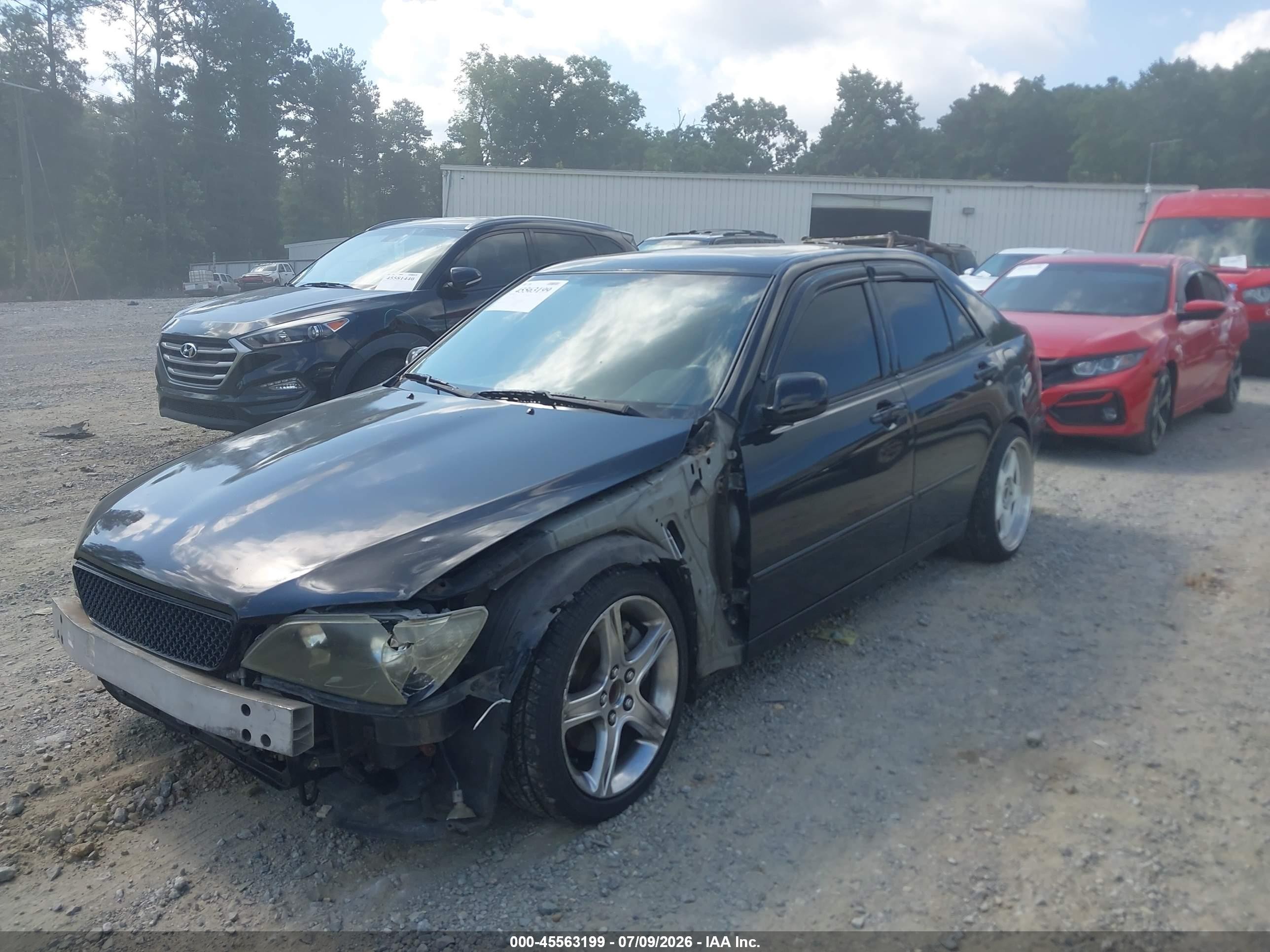 2002 Lexus Is 300 Black vin: JTHBD192120046008