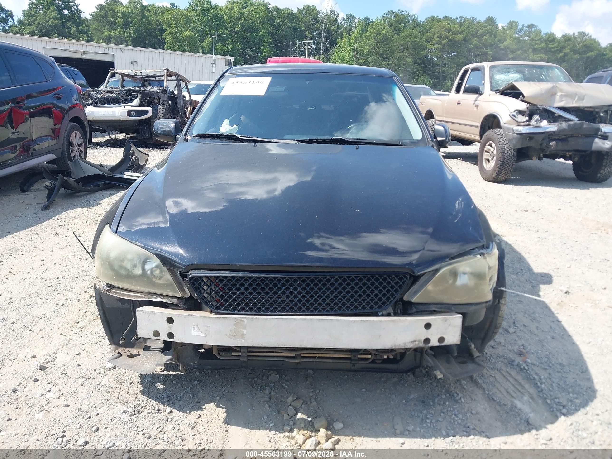 2002 Lexus Is 300 Black vin: JTHBD192120046008
