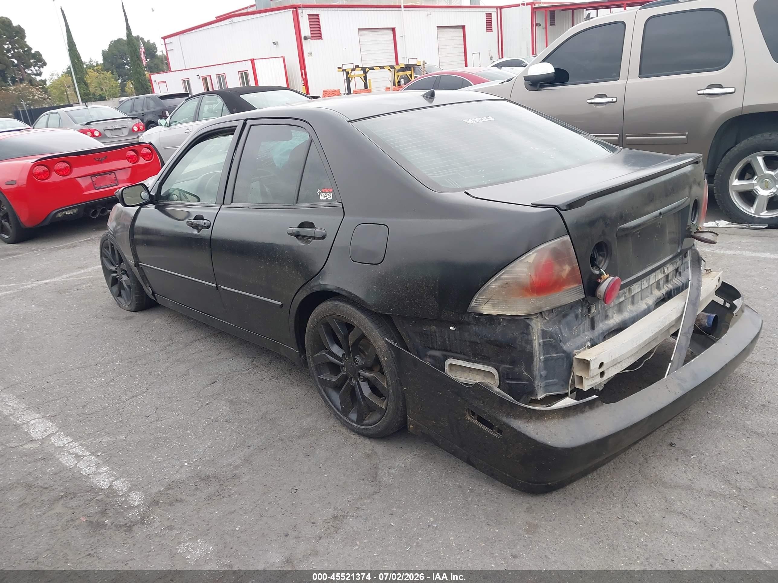 2003 Lexus Is 300   Black vin: JTHBD192130075154