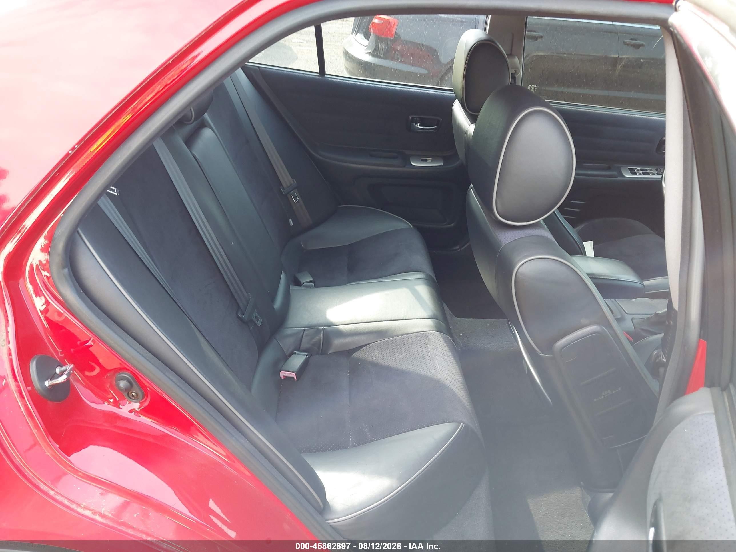 2004 Lexus Is 300 Red vin: JTHBD192140088245