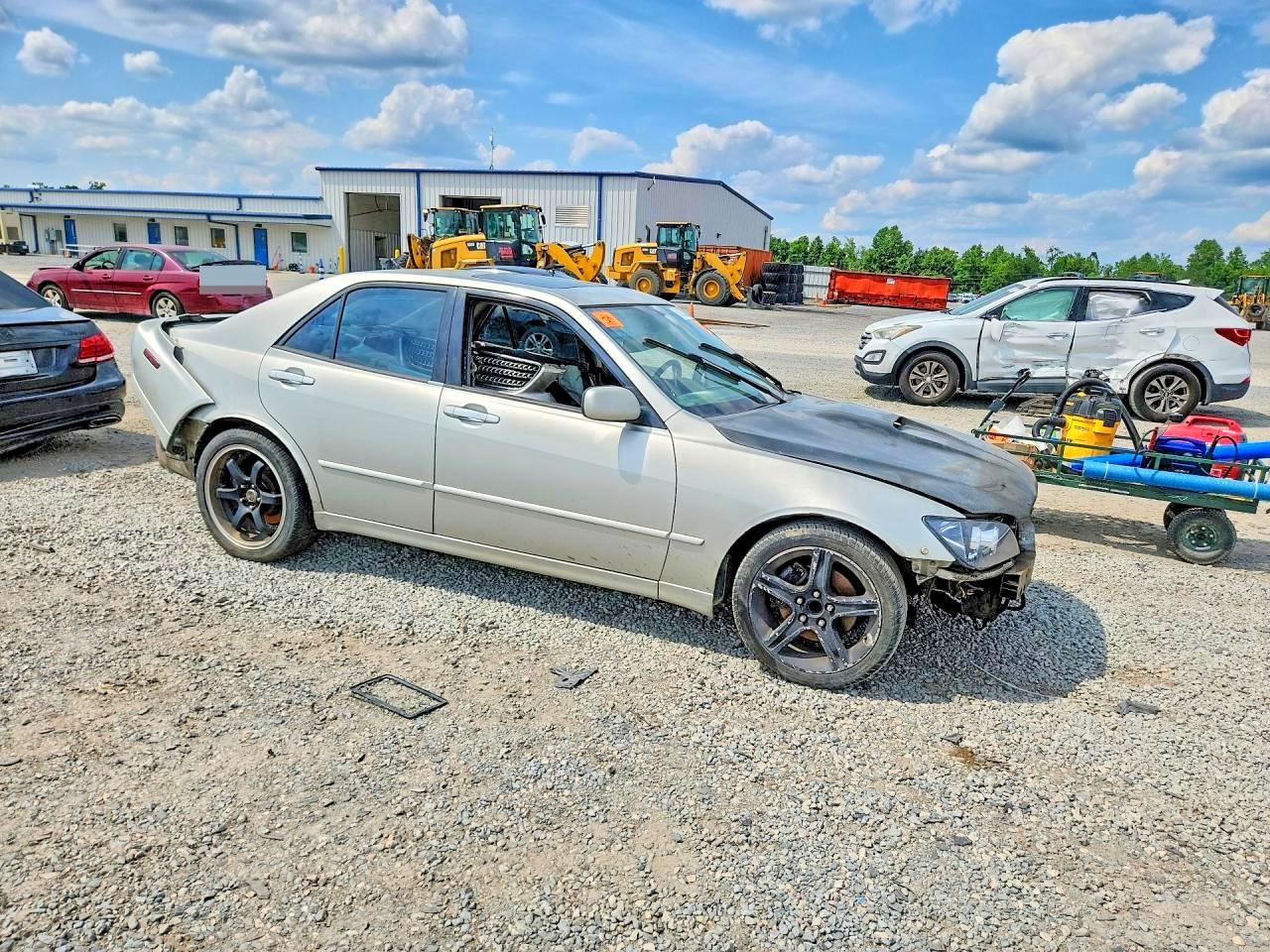 2004 Lexus Is 300 Silver vin: JTHBD192140091971