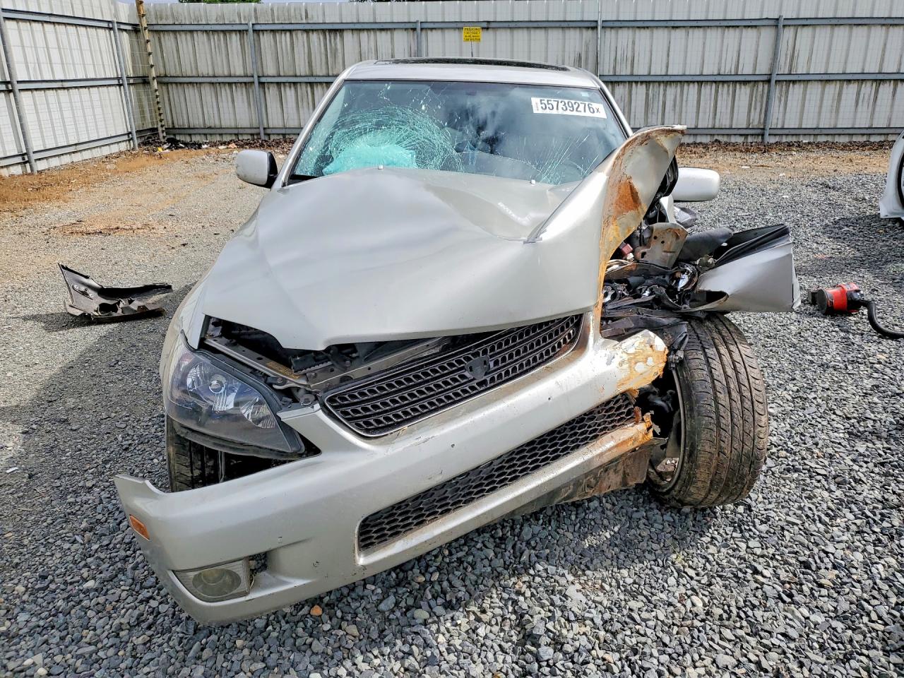 2005 Lexus Is 300 Silver vin: JTHBD192150099117