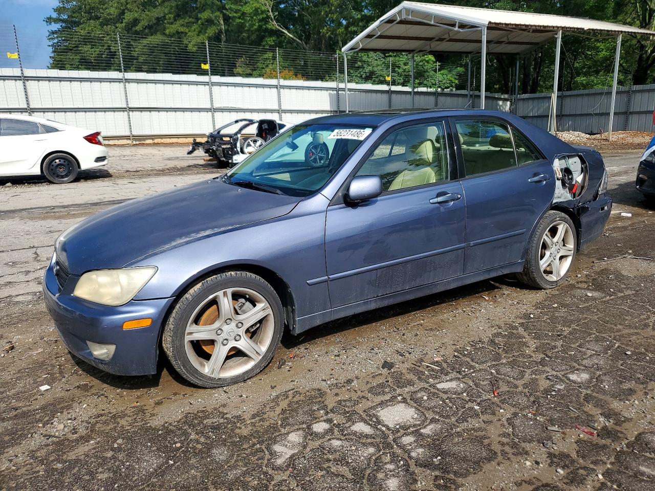 2005 Lexus Is 300 Blue vin: JTHBD192150101495