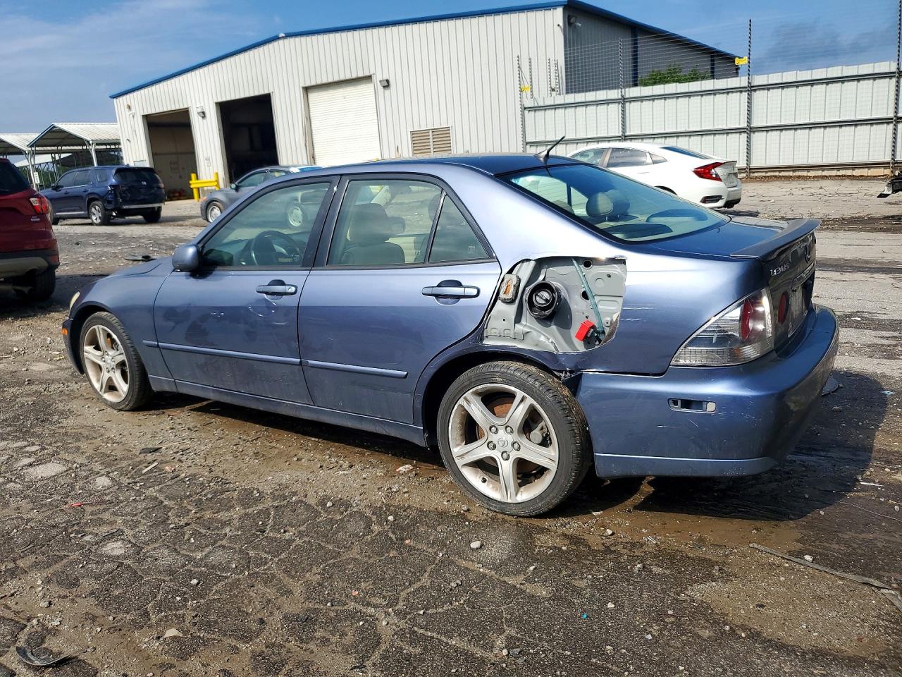 2005 Lexus Is 300 Blue vin: JTHBD192150101495