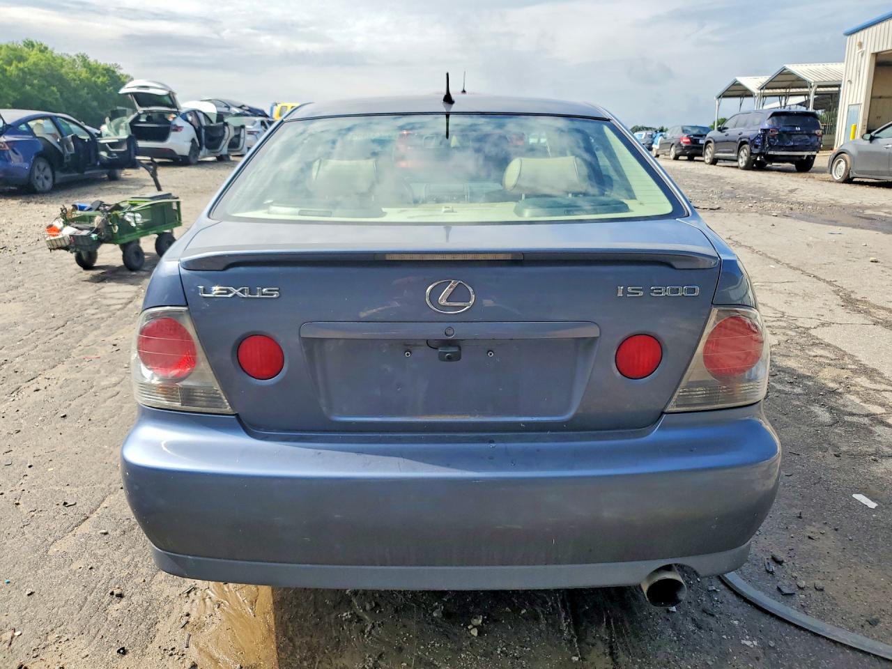 2005 Lexus Is 300 Blue vin: JTHBD192150101495
