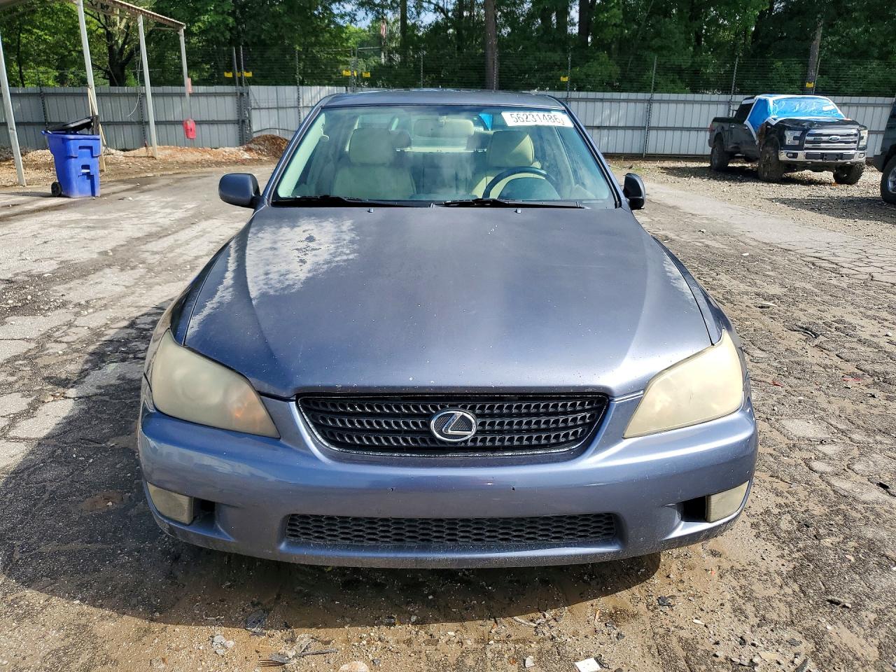 2005 Lexus Is 300 Blue vin: JTHBD192150101495