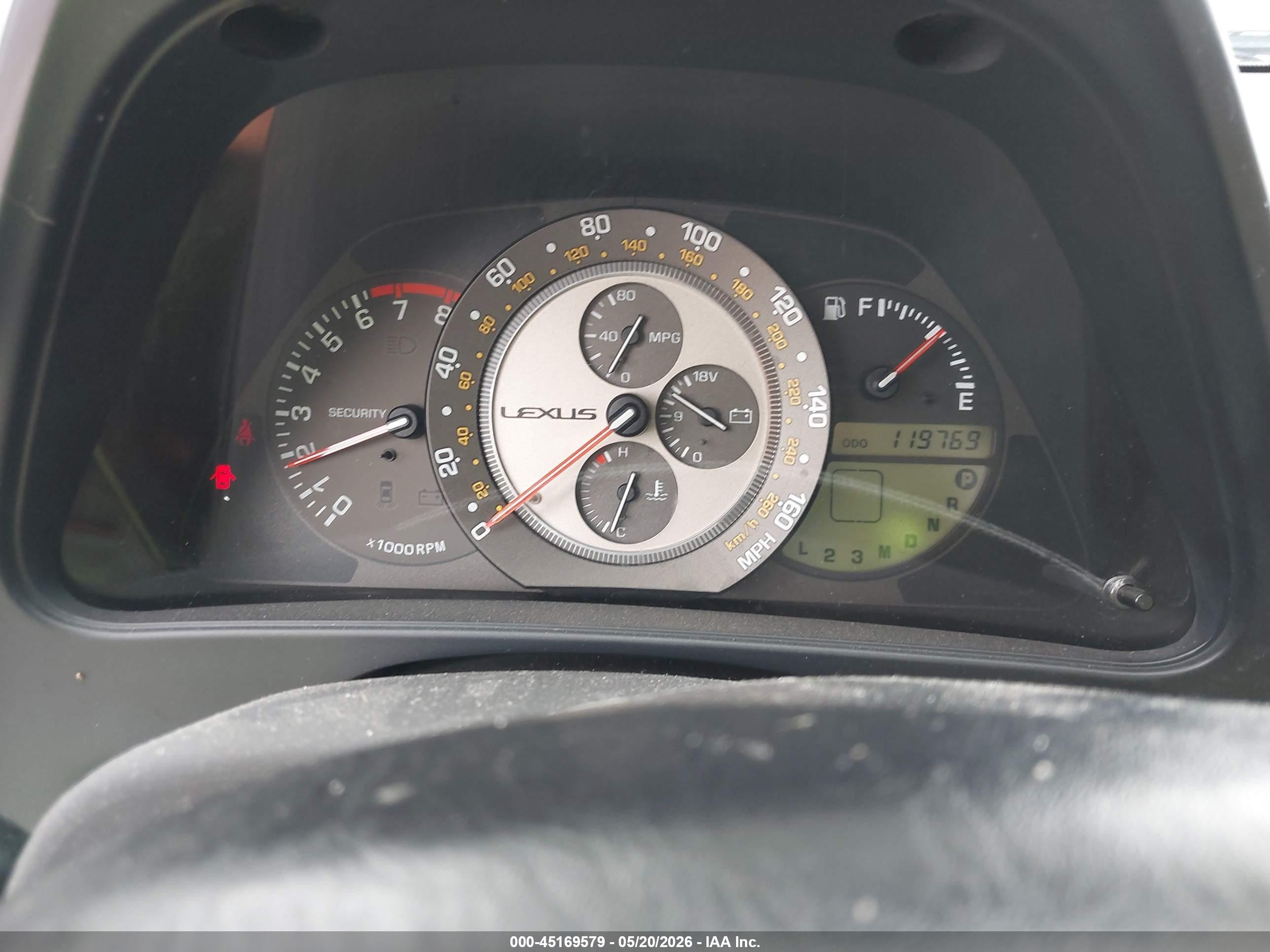 2003 Lexus Is 300   Beige vin: JTHBD192230080069