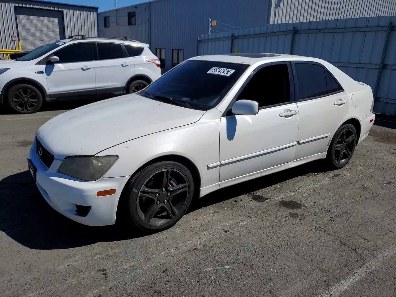 2004 Lexus Is 300 White vin: JTHBD192240082003